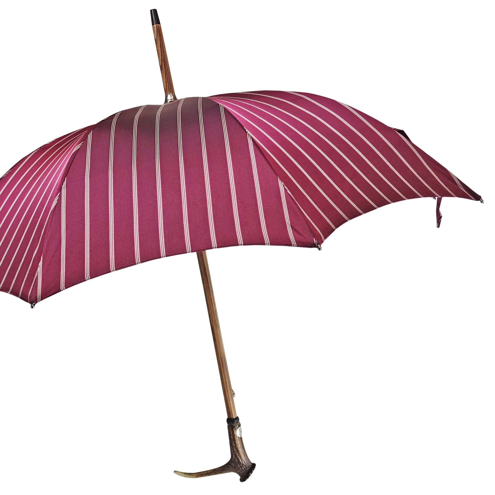 Handmade Deer Horn Umbrella – Classic Italian Artisan Crafted Rain Gear