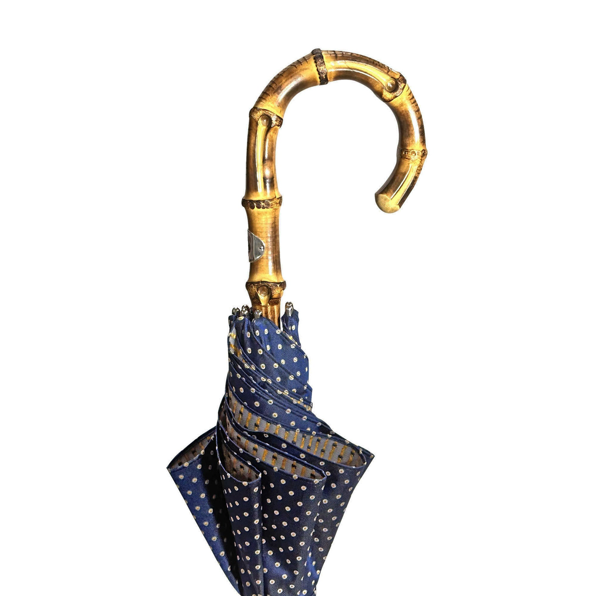 Bamboo Umbrella – Handcrafted Jacquard Canopy With Beechwood Shaft, Elegant Rain Gear