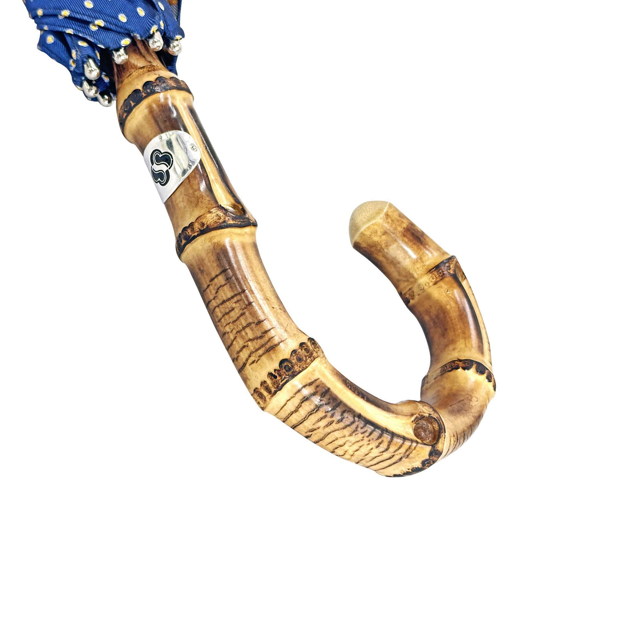 Bamboo Umbrella – Handcrafted Jacquard Canopy With Beechwood Shaft, Elegant Rain Gear