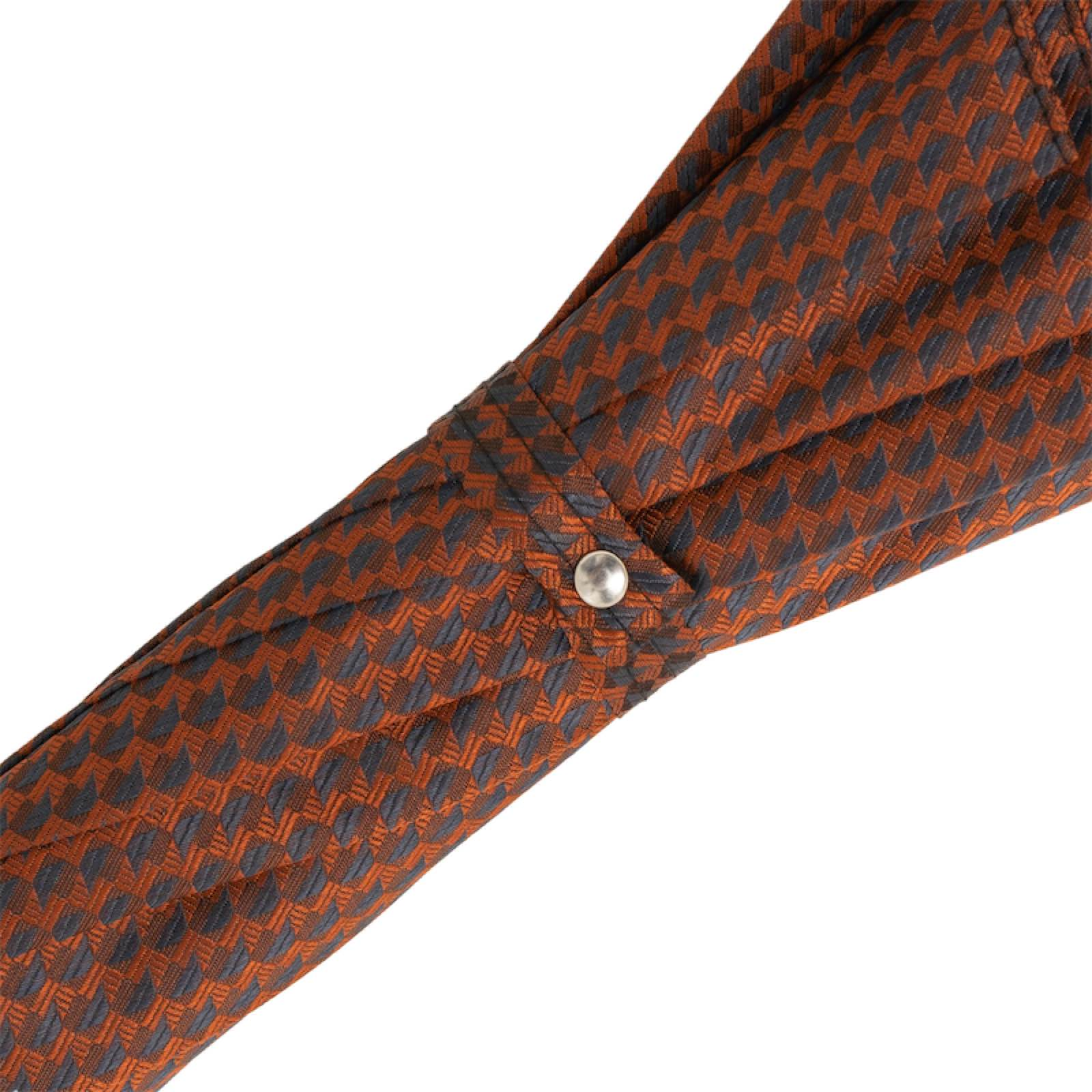 Chestnut Wood Umbrella - Handmade Italian Gentlemen’s Rain Umbrella With Classic Knob