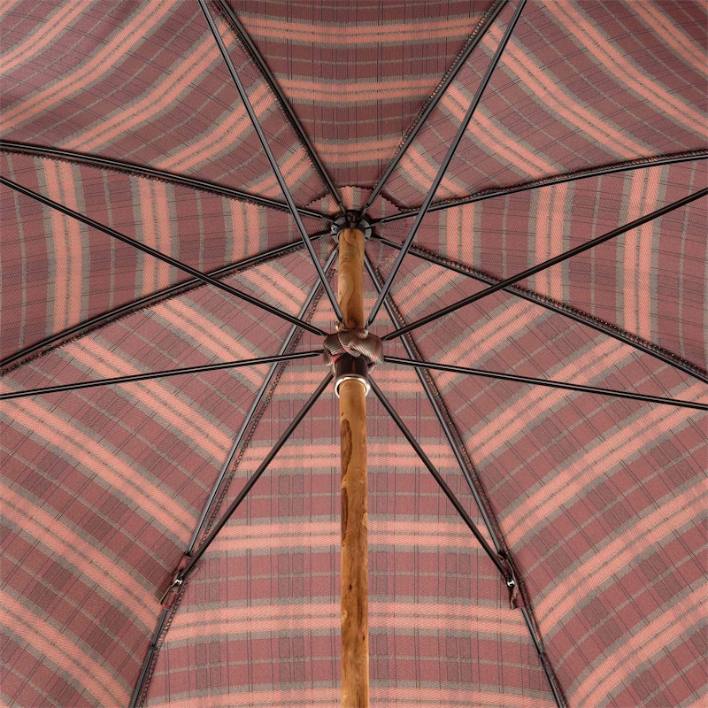 Bespoke Stick Umbrella – Solid Ash Handle, Handmade Italian Classic Rain Gear