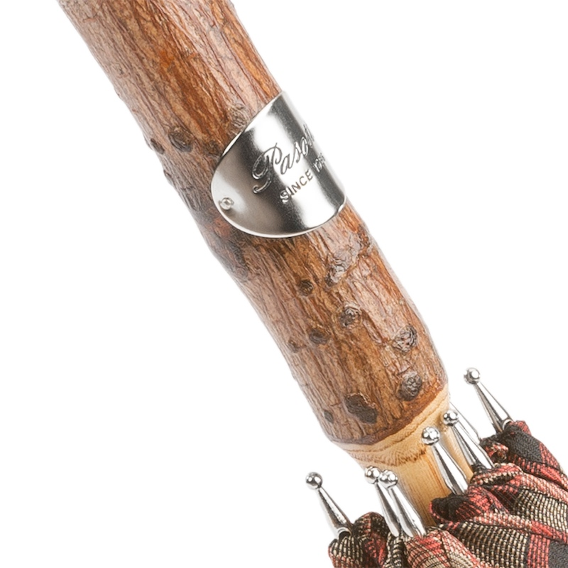 Bespoke Stick Umbrella – Solid Ash Handle, Handmade Italian Classic Rain Gear