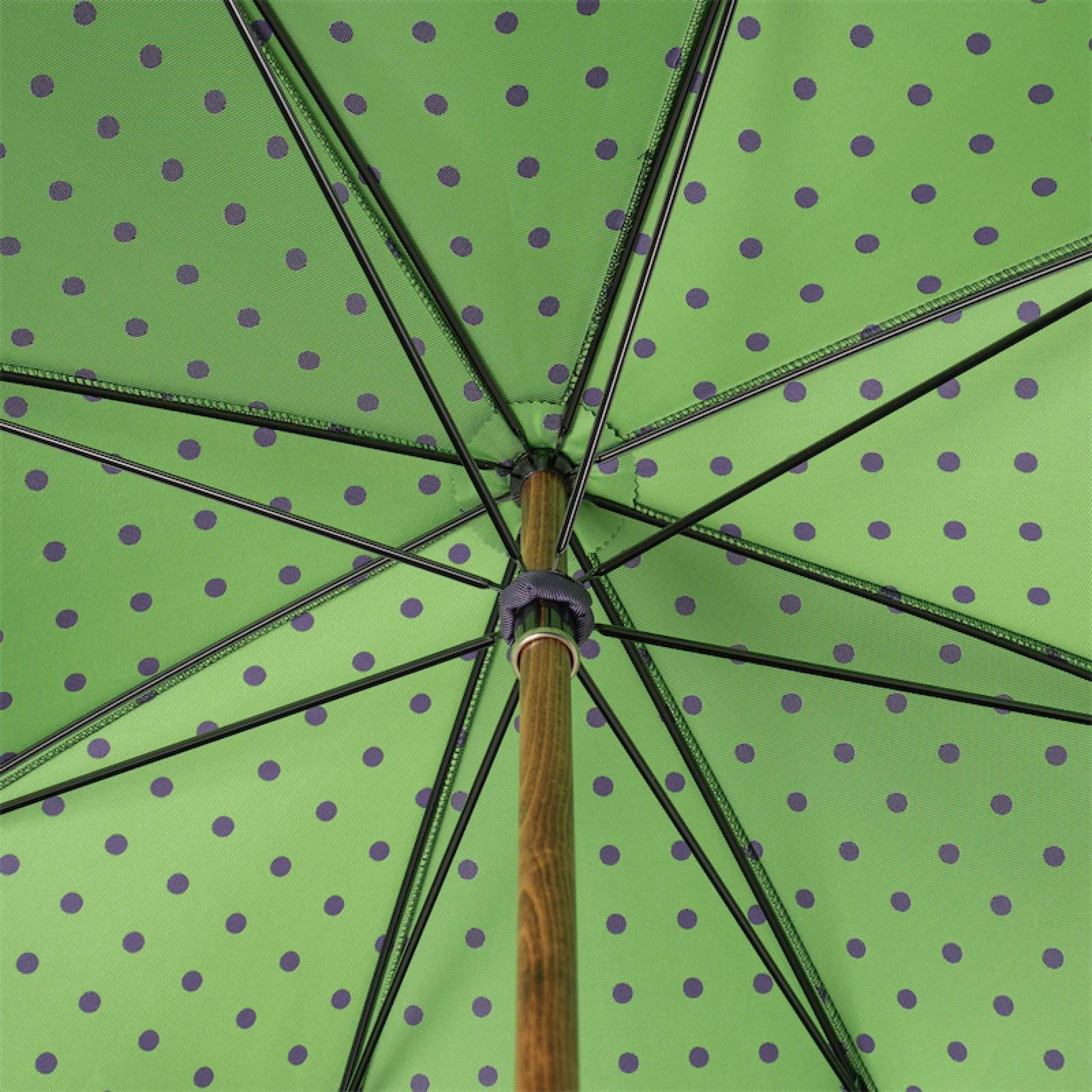 Lolita Bamboo Umbrella – Handmade Italian Rain Umbrella with Water-Resistant Canopy
