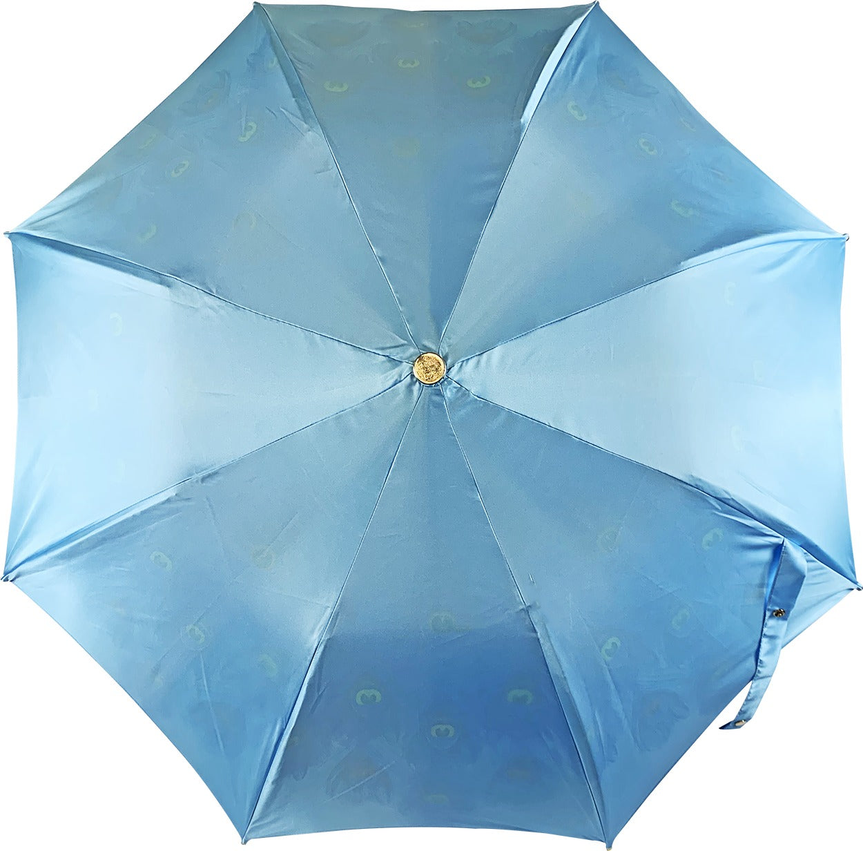 Folding Umbrella Women – Luxury Peacock Design with Sapphire Crystal Handle