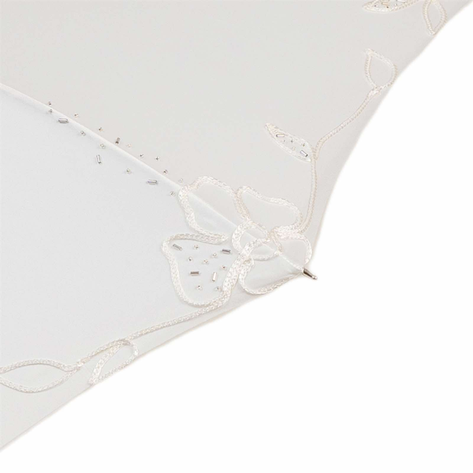 Bridal Jeweled Umbrella – Luxury Manual Opening With Jeweled Brass Handle