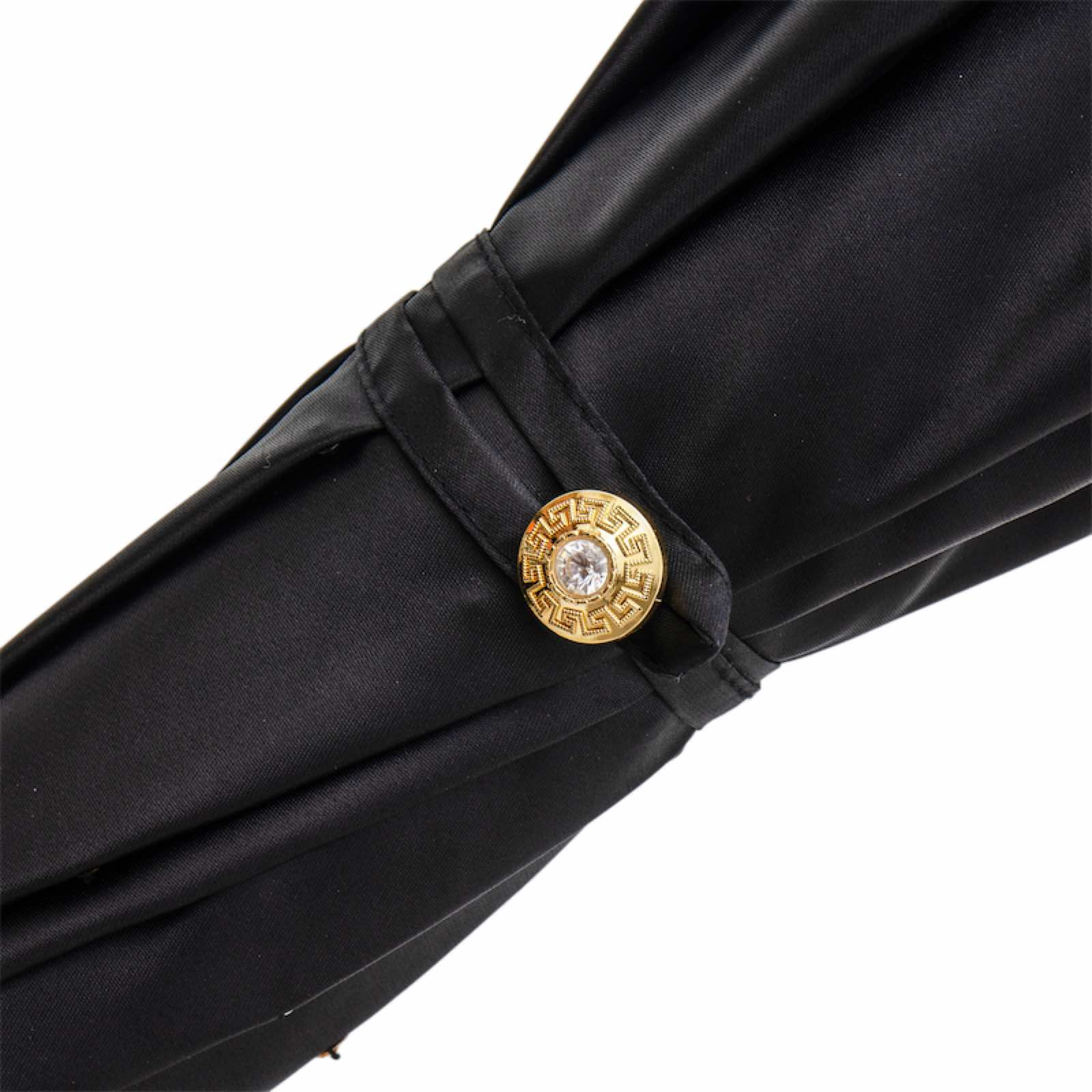 Luxury Umbrella – Swarovski Crystal Designer Rain Umbrella With Brass Handle
