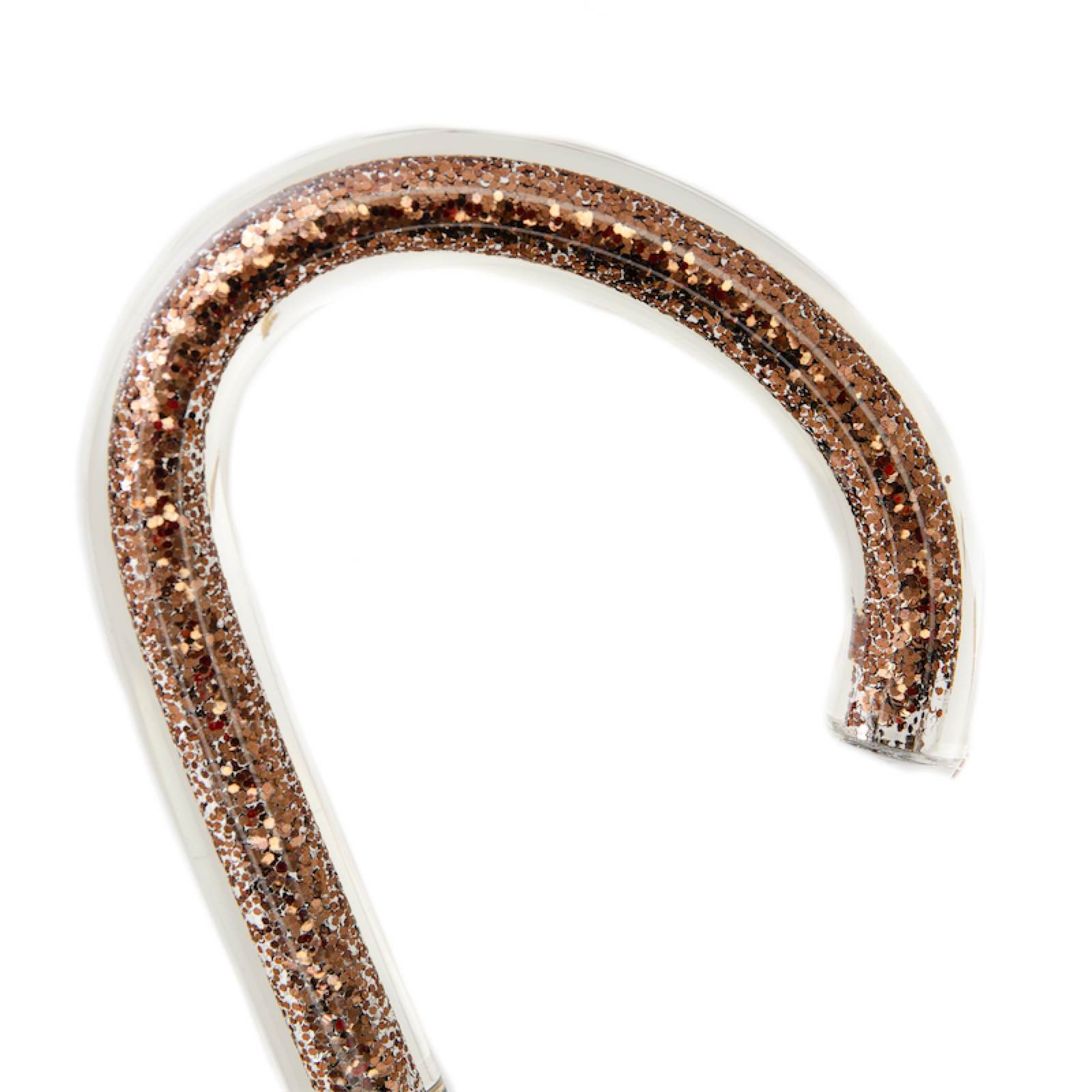 Khaki Umbrella – Handmade Italian Floral Glitter Rain Umbrella with Acetate Handle