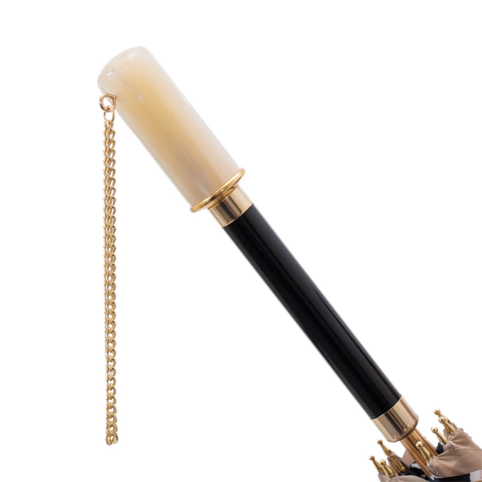 Macchioline Umbrella – Manual Opening, Acetate Handle | Italian Handmade Rain Cover