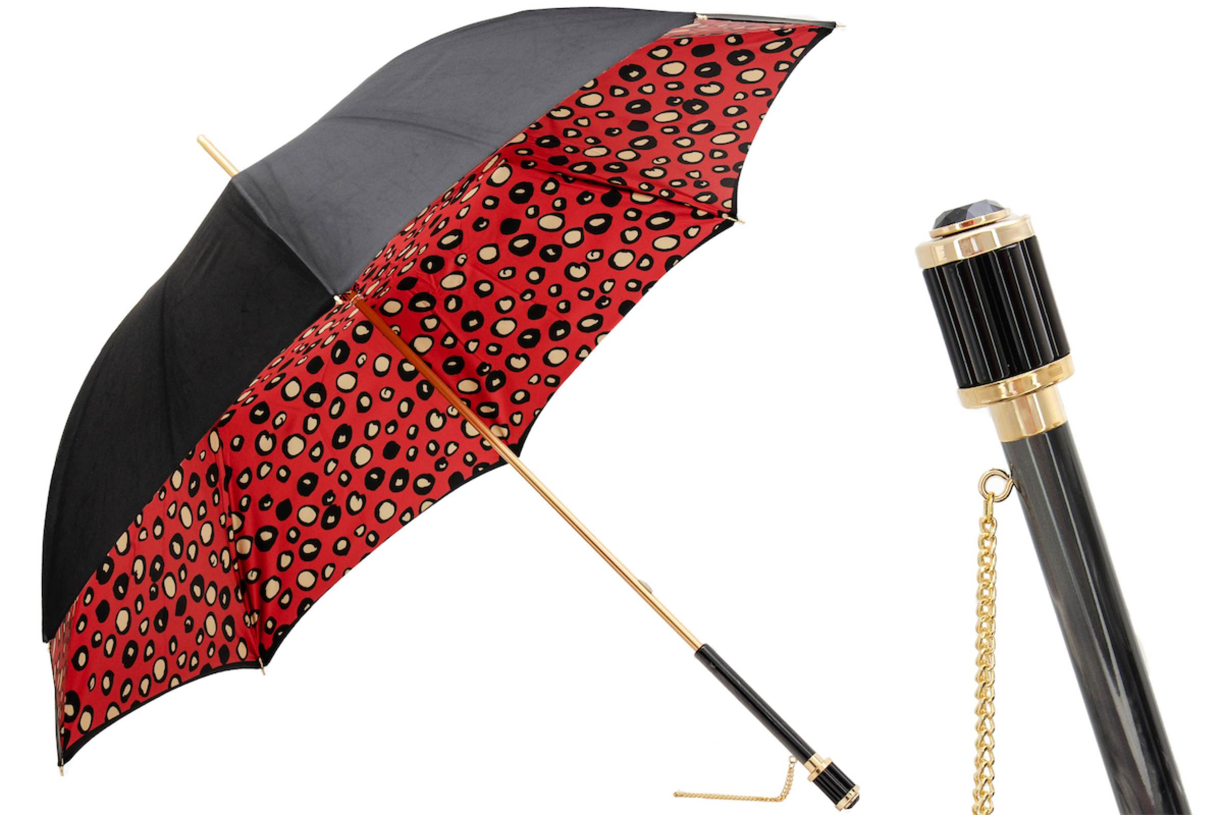 Elegant Umbrella – Handmade Italian Rain Umbrella with Acetate Handle & Gift Box