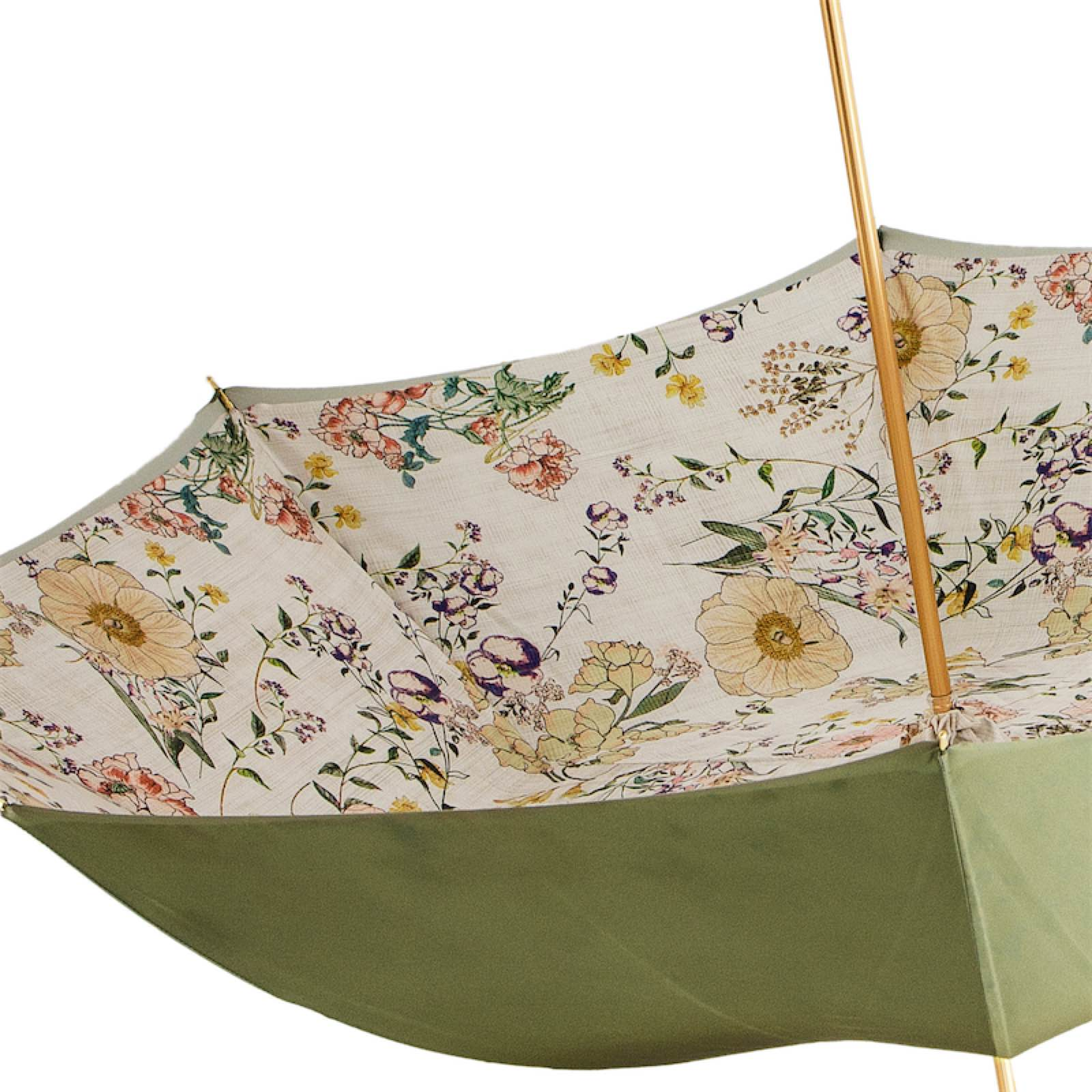 Luxury Squirrel Umbrella – Handmade Italian Rain Umbrella With Enameled Brass Handle