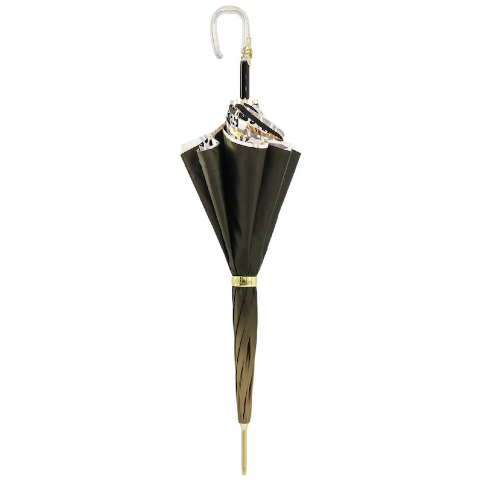 Handmade Autumn Umbrella – Italian Rain Umbrella With Acetate Handle & Gift Box