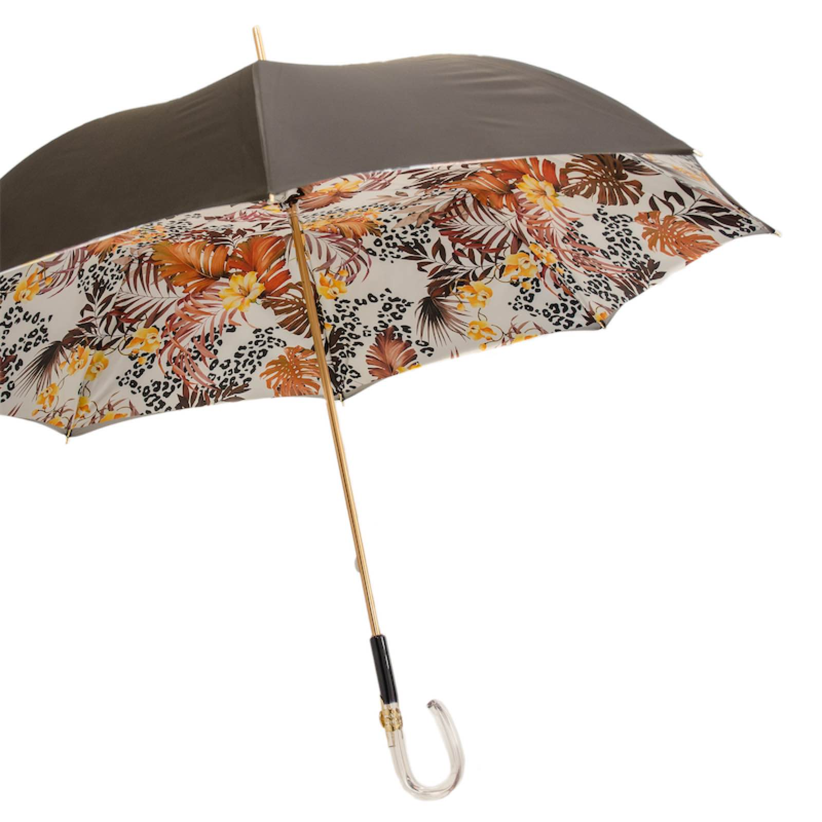 Handmade Autumn Umbrella – Italian Rain Umbrella With Acetate Handle & Gift Box