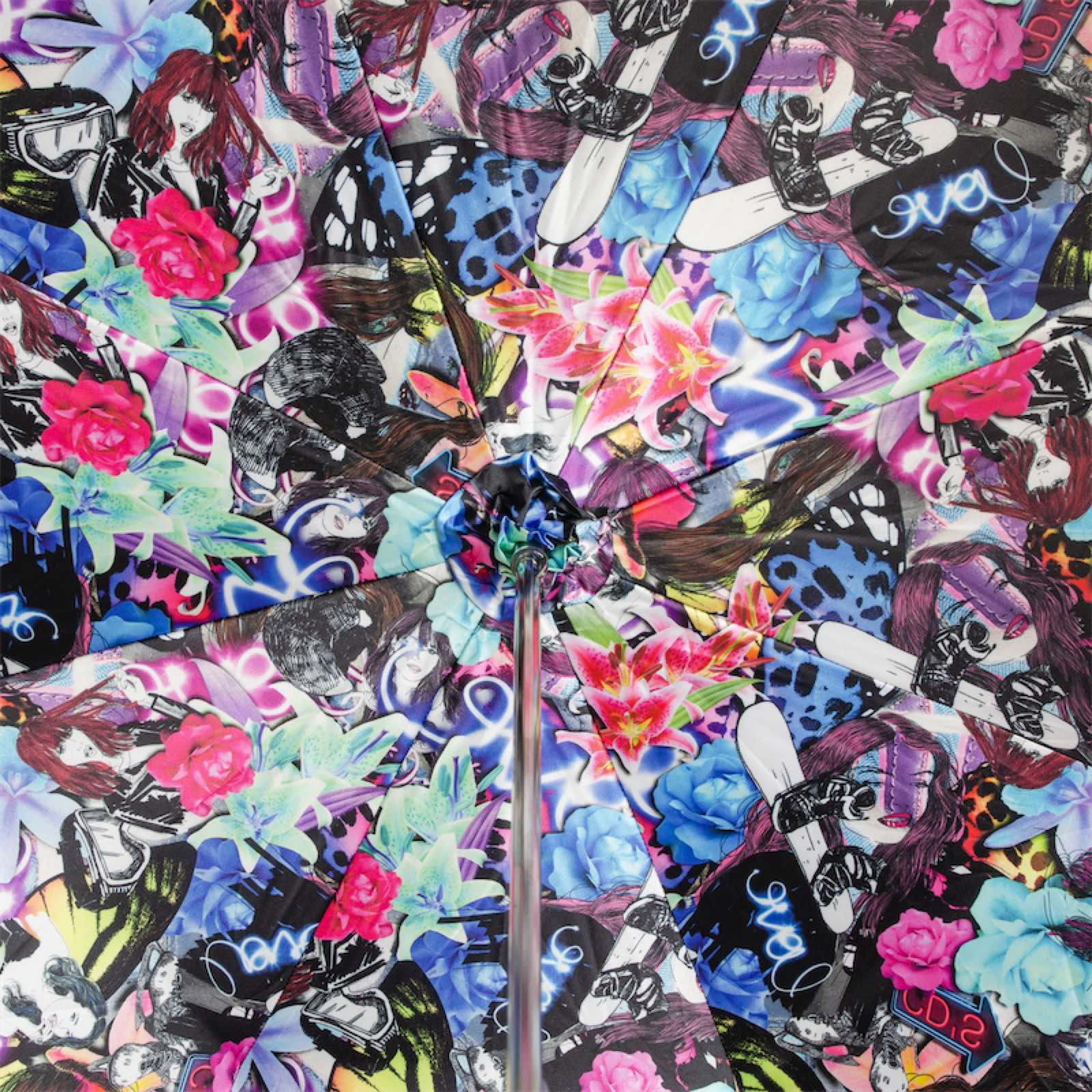 Pink Handle Umbrella – Handmade Italian Rain Umbrella With Acetate Grip