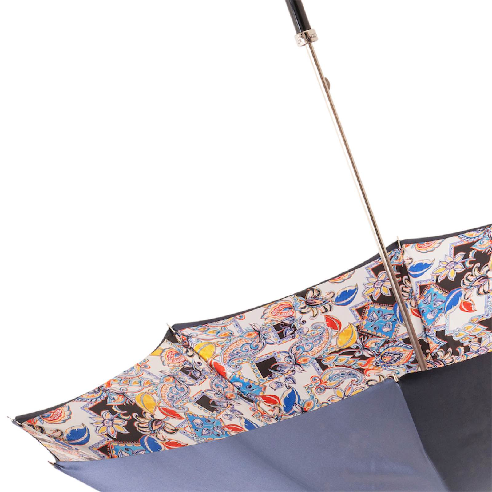 Luxury Manual Umbrella – Sicilian Head Design With Enameled Brass Handle