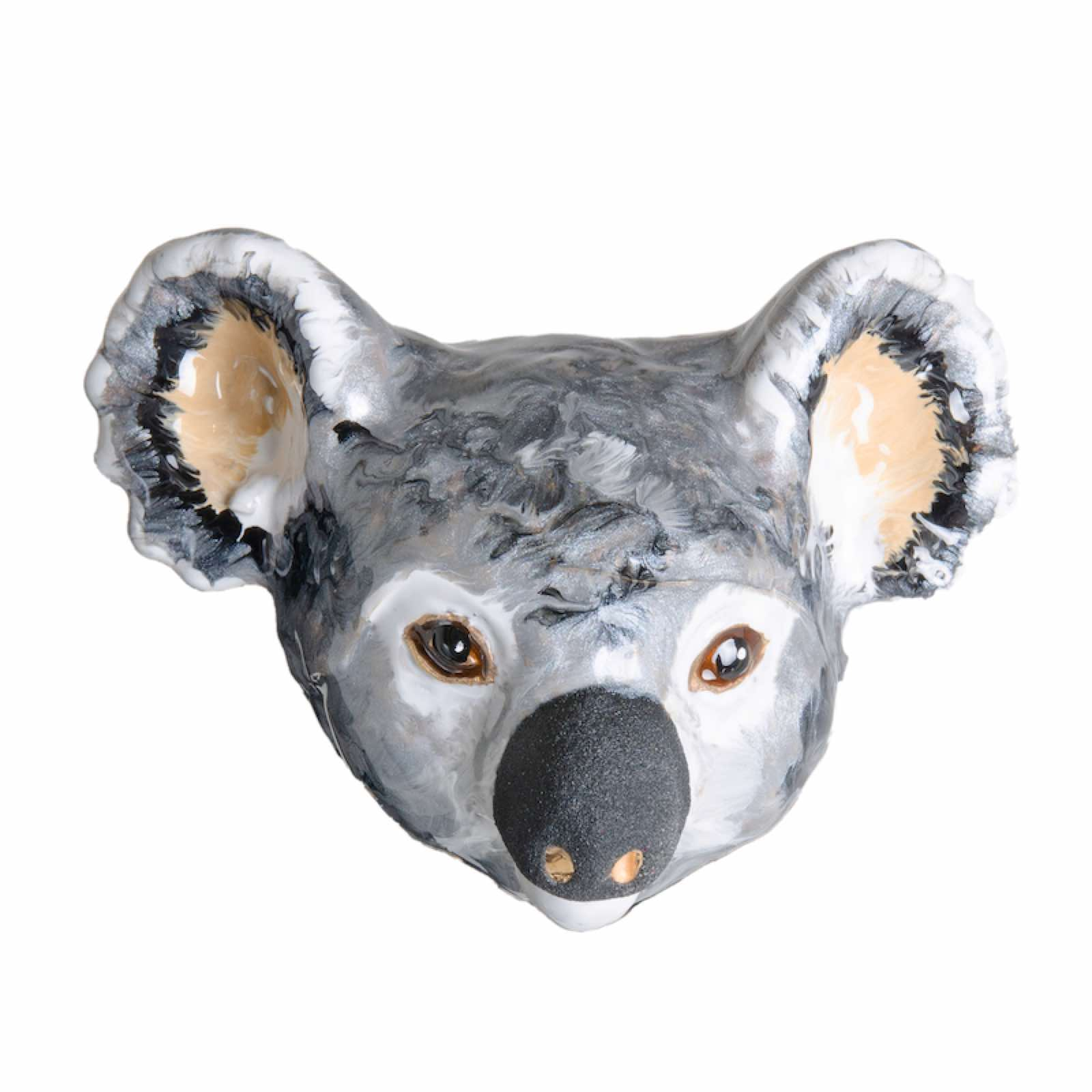 Koala Umbrella – Handmade Italian Rain Umbrella with Enameled Brass Handle