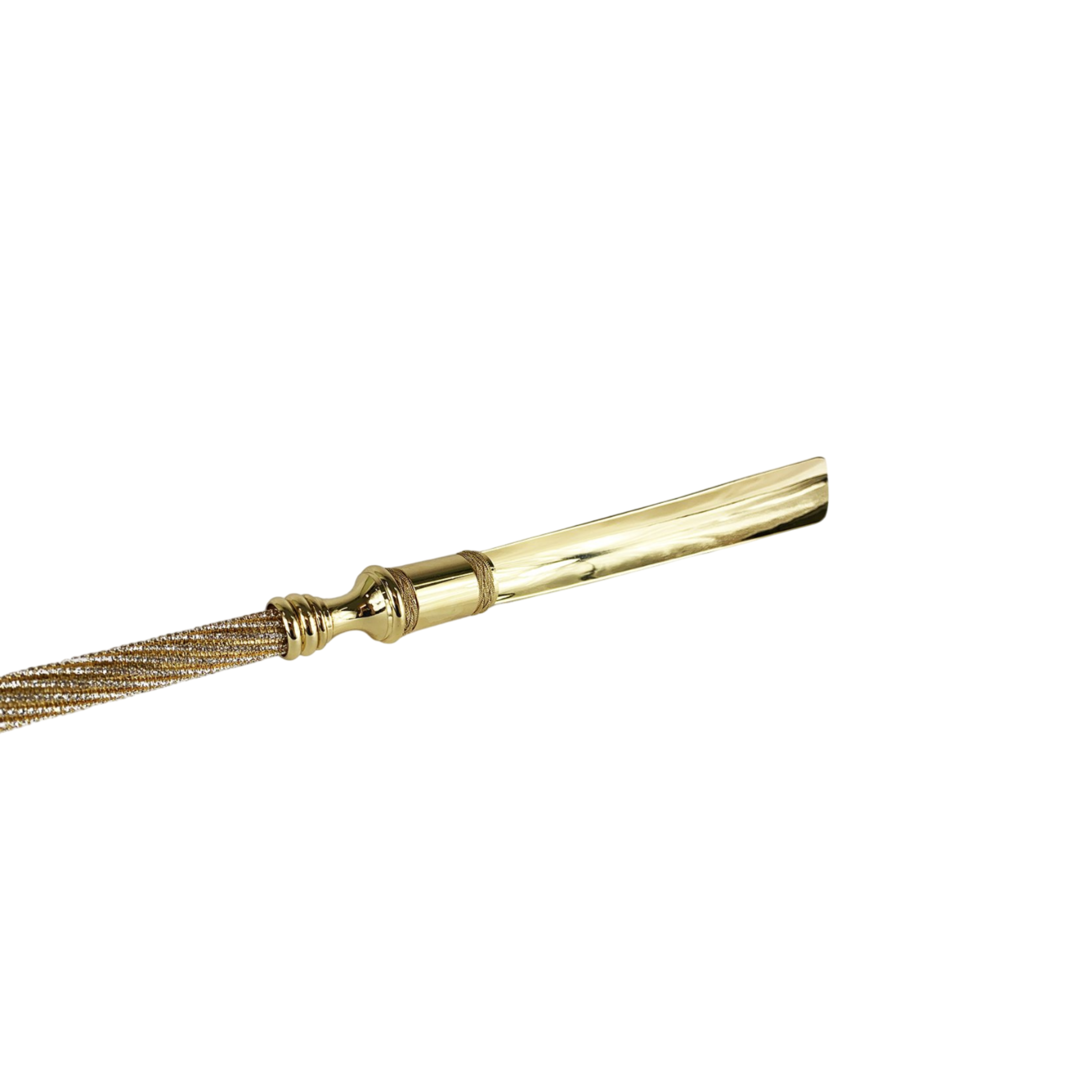 24K Gold Shoehorn – Luxury Long Handled Italian Made with Swarovski Crystals