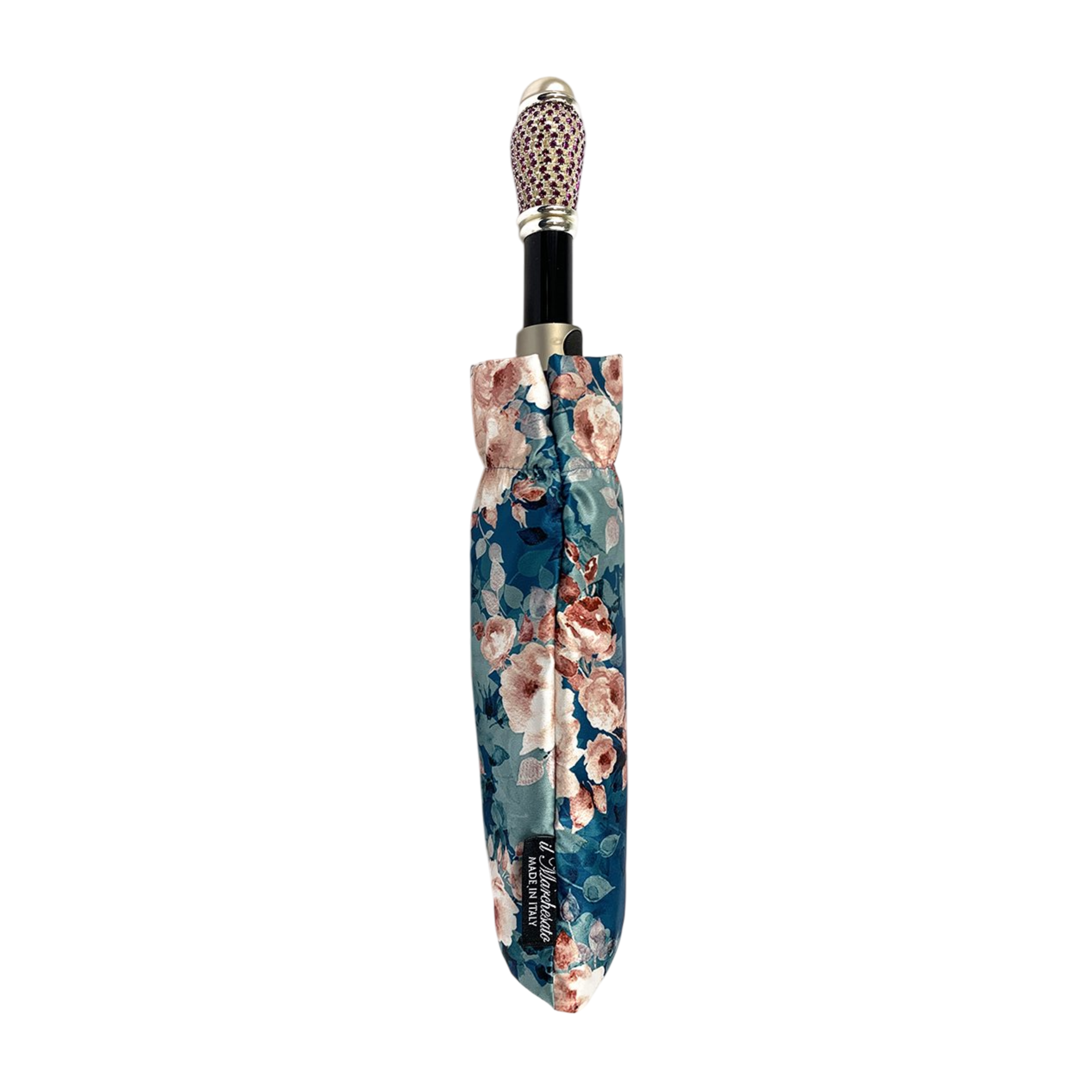Women's Folding Umbrella – Compact Floral Print, Automatic Open, UV Protection Rain Gear