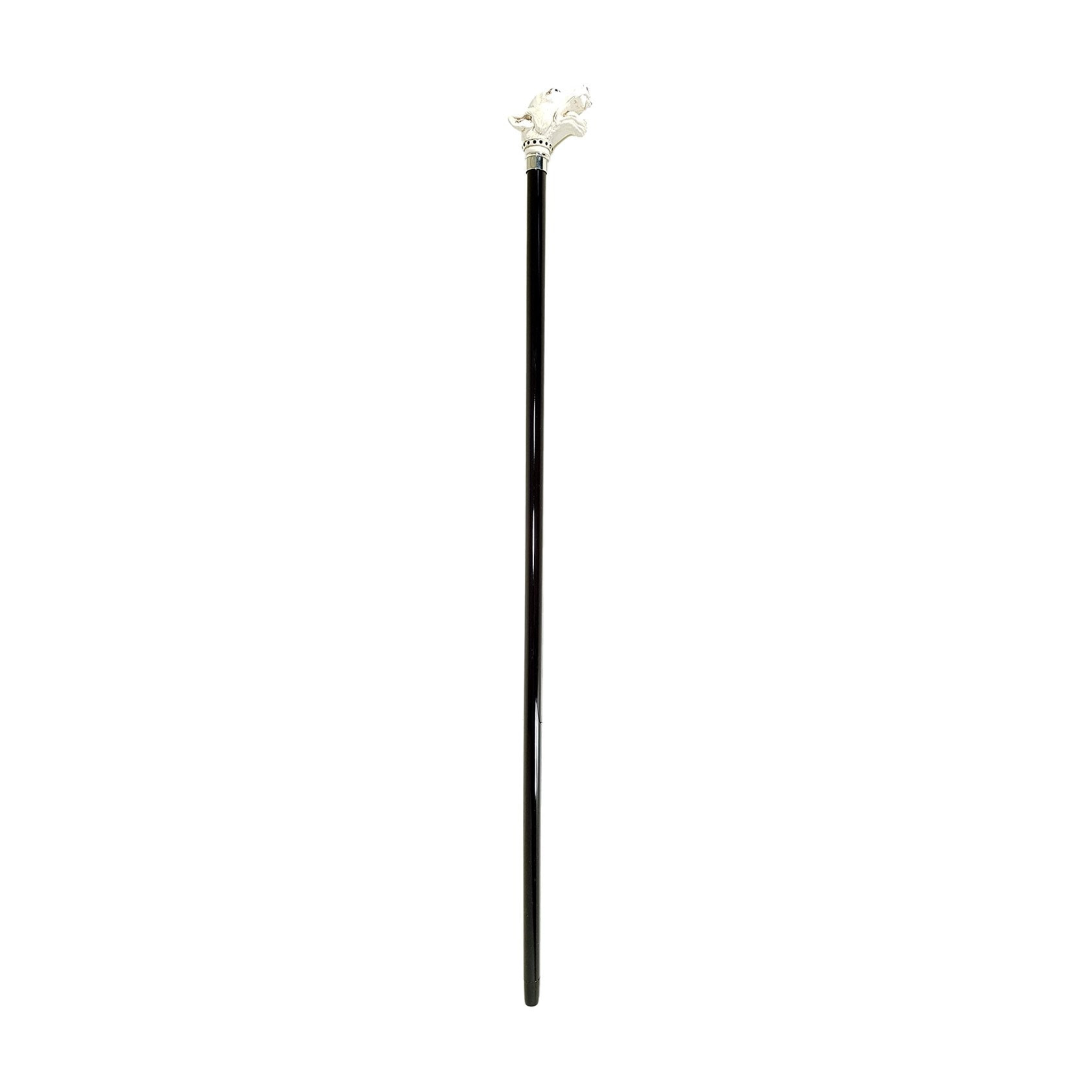 Swarovski Walking Cane – Handcrafted Ivory Lacquered Luxury Wooden Stick