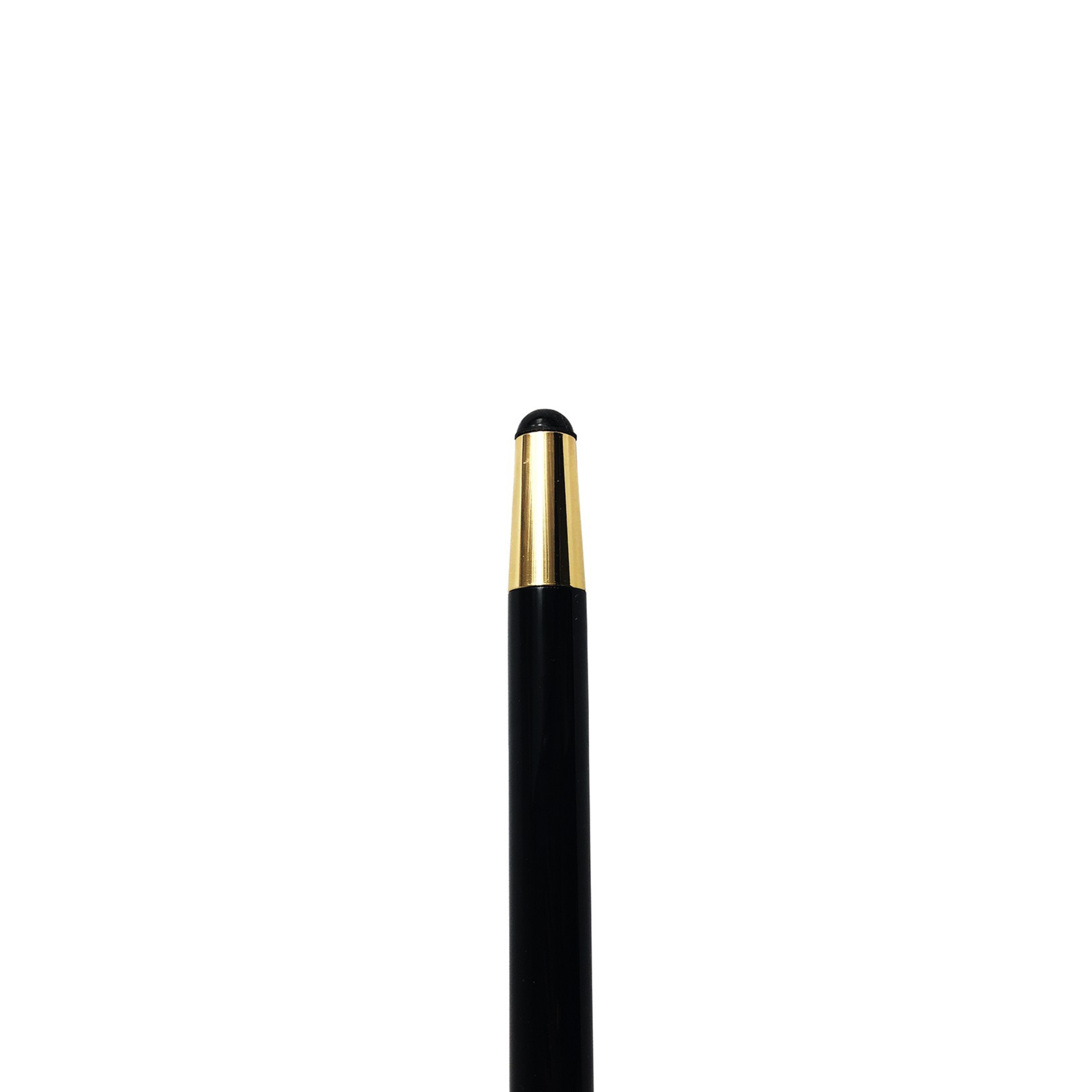 Handcrafted Italian 24K gold walking cane with leaf handle by Ilmarchesato, featuring a polished, elegant design.