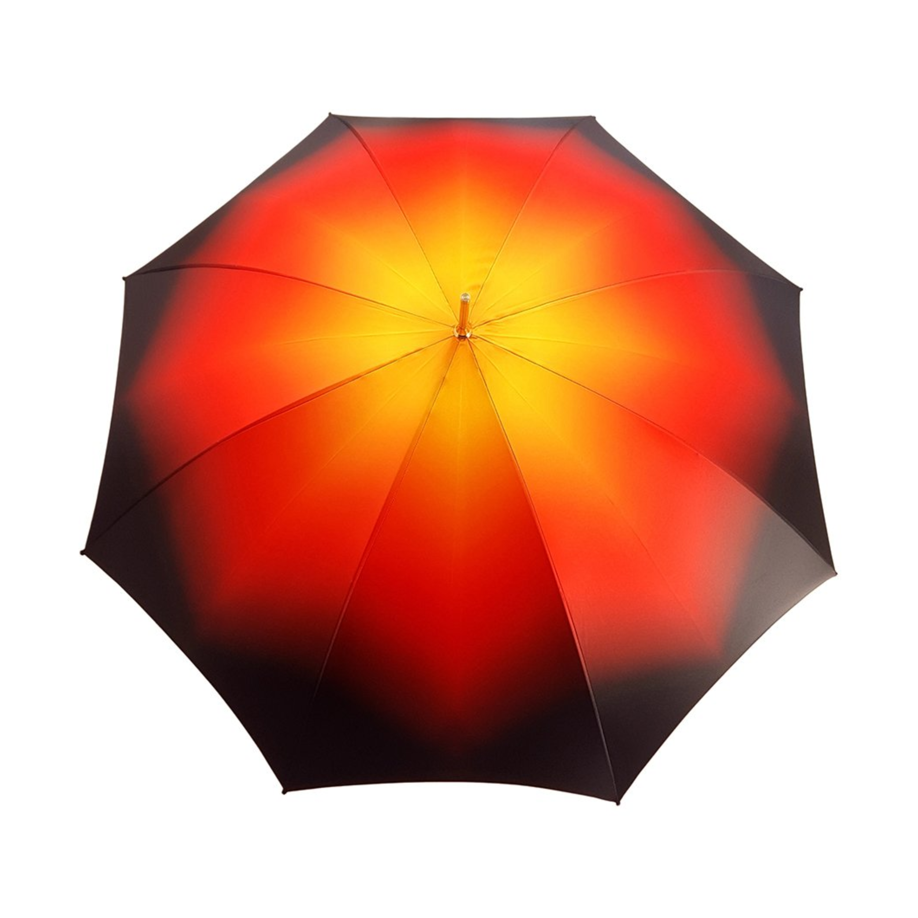 Ilmarchesato luxury double canopy umbrella for women with a dragonfly design, showcasing vibrant colors and elegant structure.