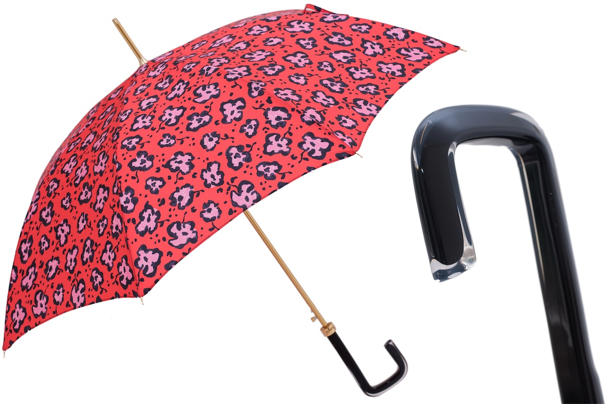 Automatic Opening Umbrella – Bold Leopard Print Fashion Rain Accessory