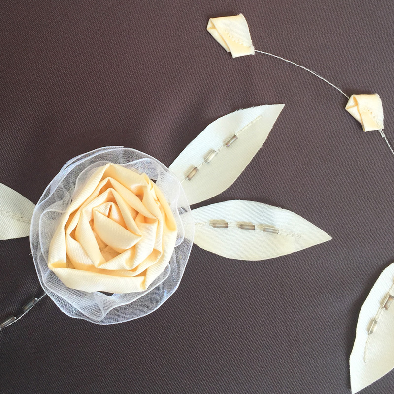 Hand Embroidered Umbrella – Luxury Double Cloth Rain Protection Accessory