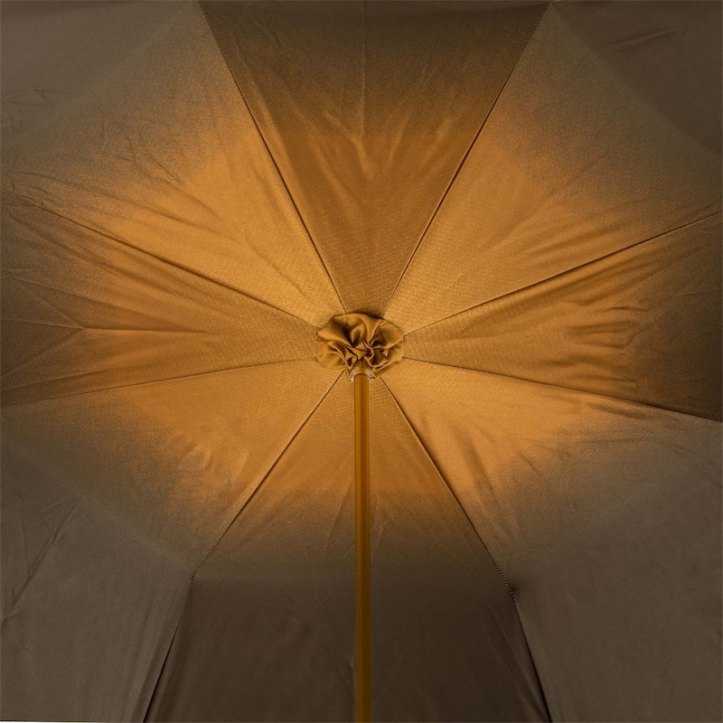 Luxury Sunflower Umbrella – Handmade Italian Double Cloth Canopy with Swarovski Handle