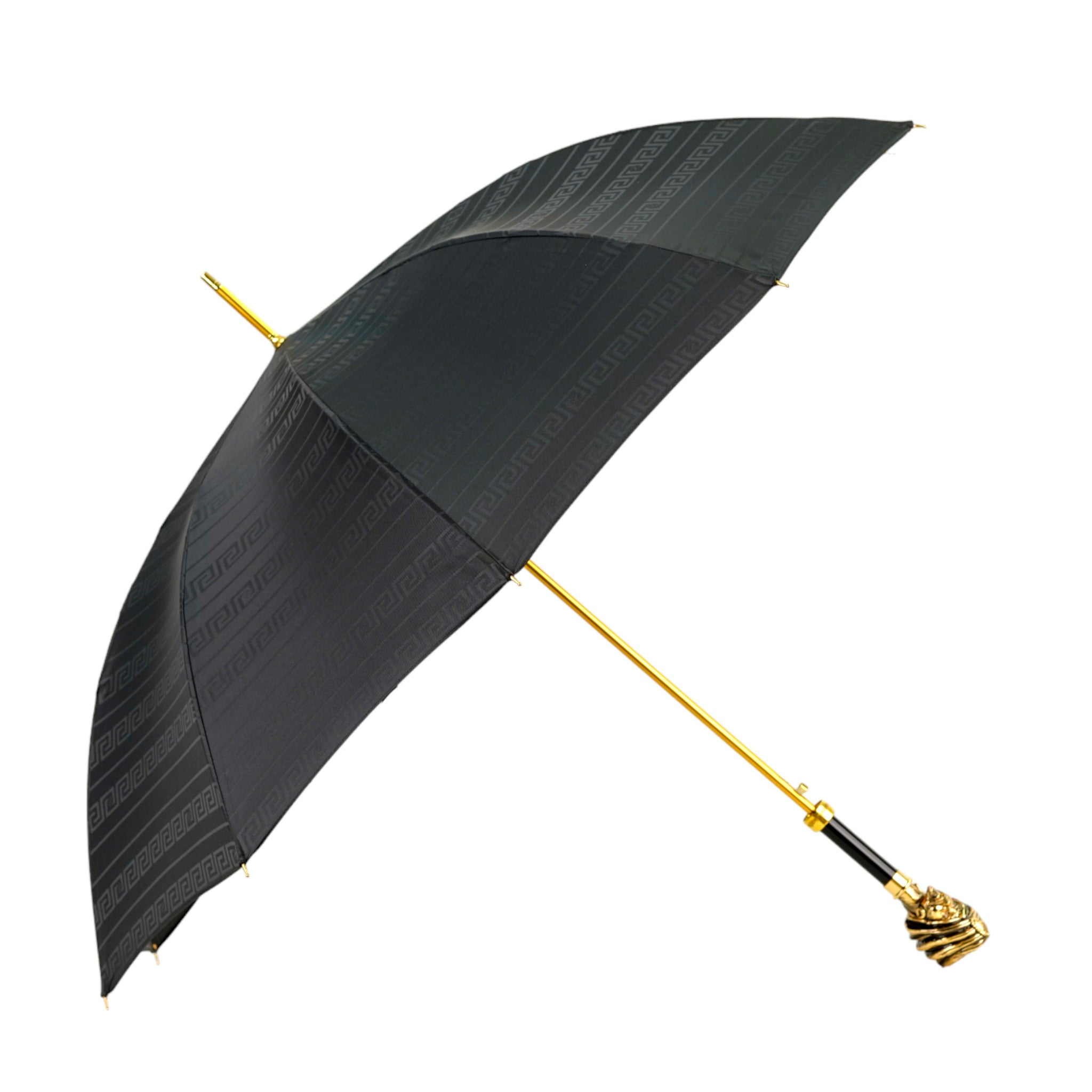Men's Luxury Umbrella – Premium Rain Umbrella with Gold Plated Handle & Automatic Opening