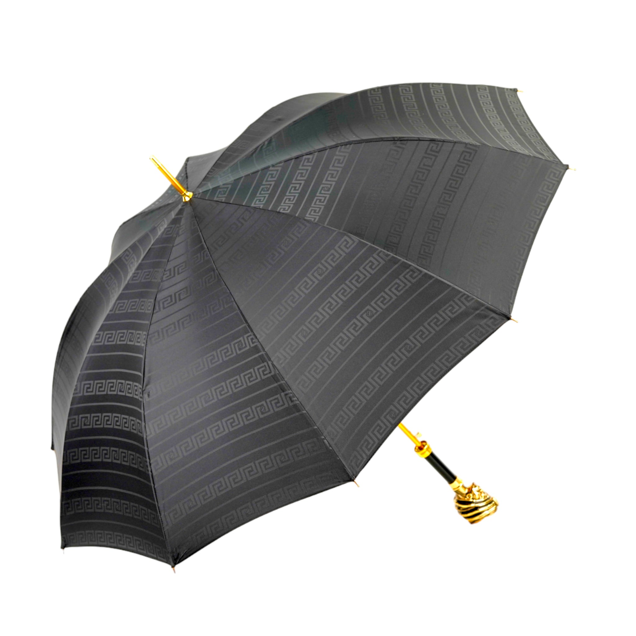 Men's Luxury Umbrella – Premium Rain Umbrella with Gold Plated Handle & Automatic Opening