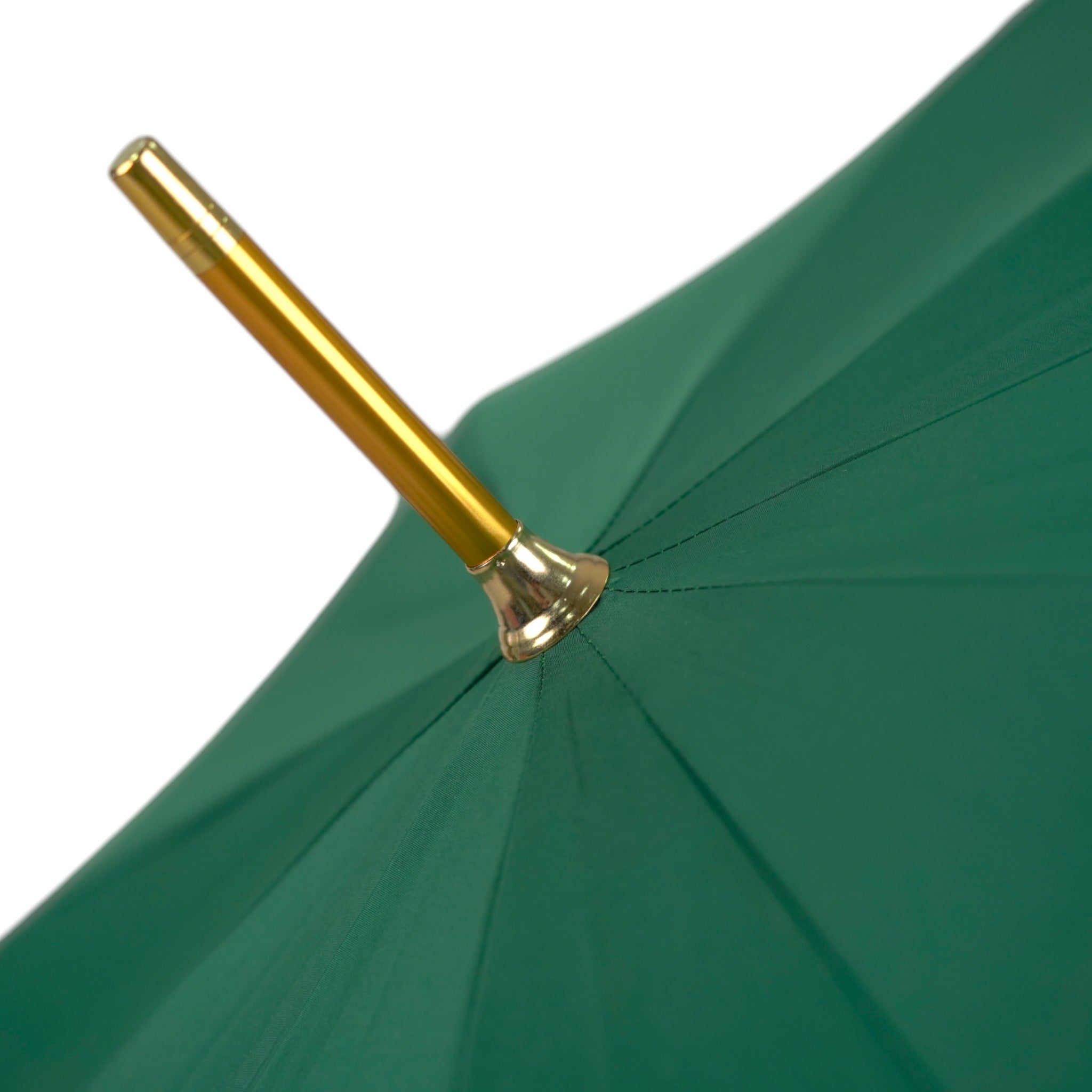Men's Green Umbrella – Luxury Automatic Rain Umbrella with 24K Gold Sword Handle