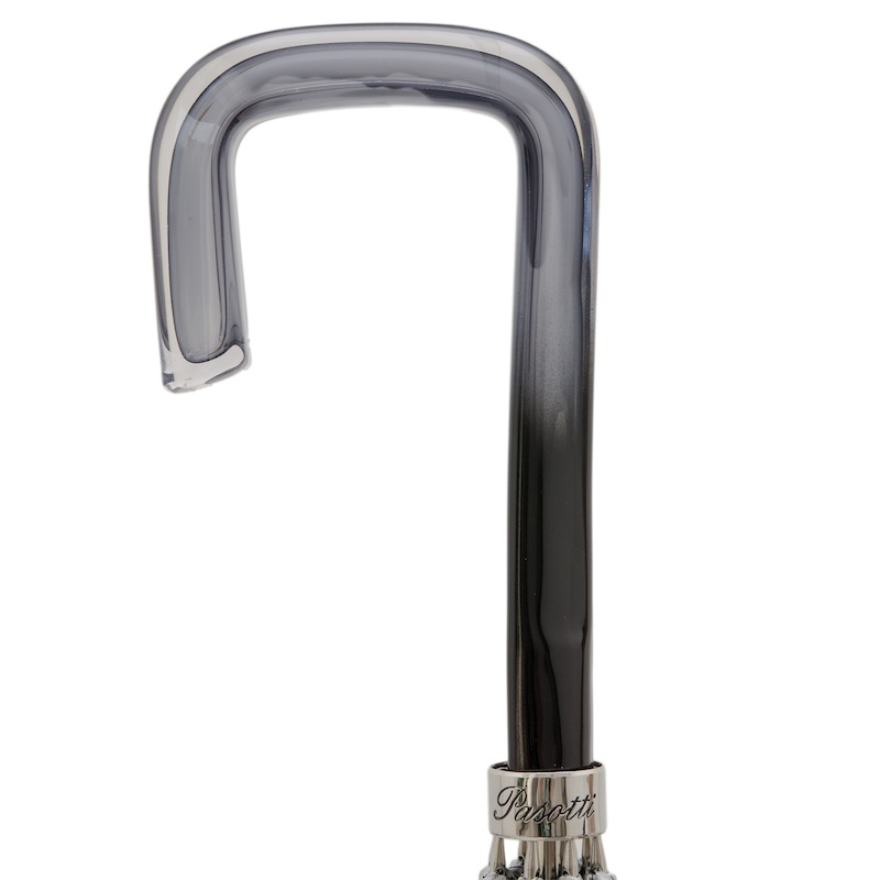 Skull Print Umbrella – Automatic Grey Rain Umbrella With Acetate Handle & Gift Box