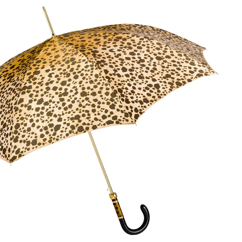 Automatic Opening Umbrella – Speckled Lightweight Rain Umbrella Handmade in Italy