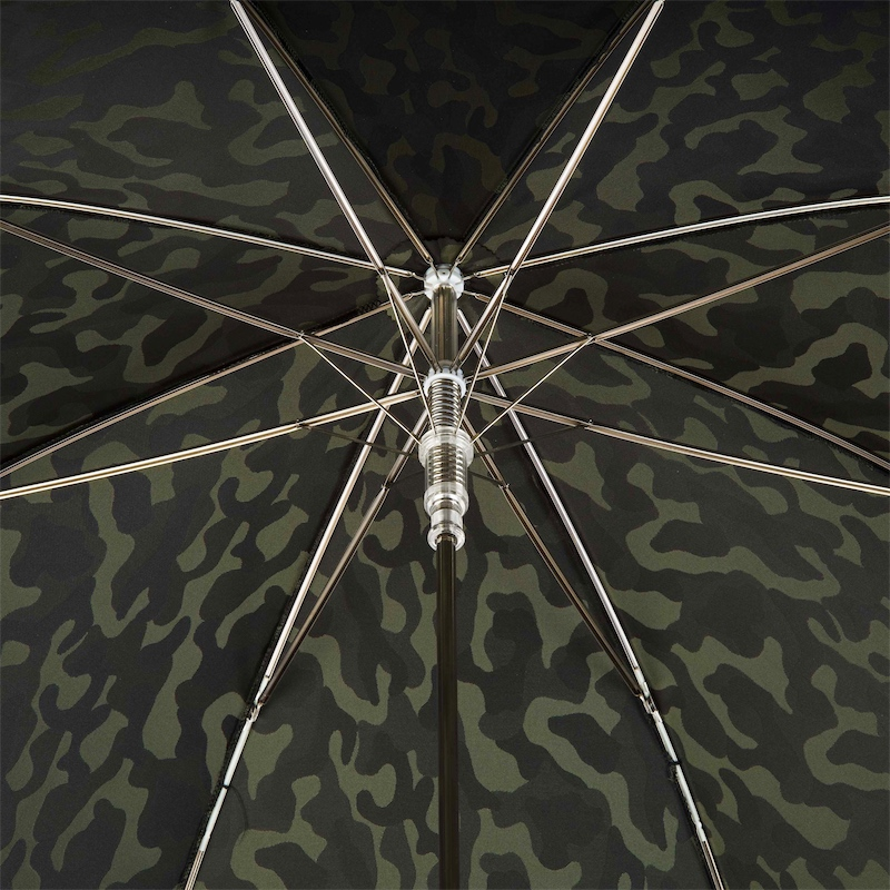 Camouflage Umbrella – Automatic Italian Handmade Umbrella with Crocodile Handle