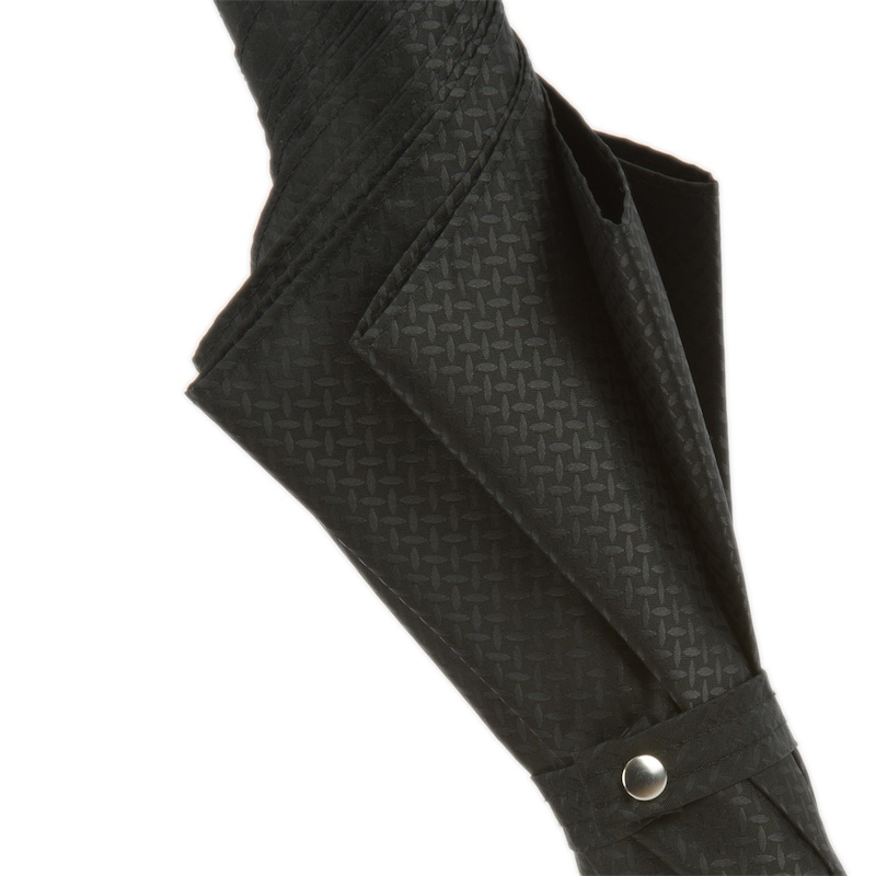 Italian handmade luxury 8-ball handle billiard pool umbrella for men, automatic open, stylish Pasotti design.