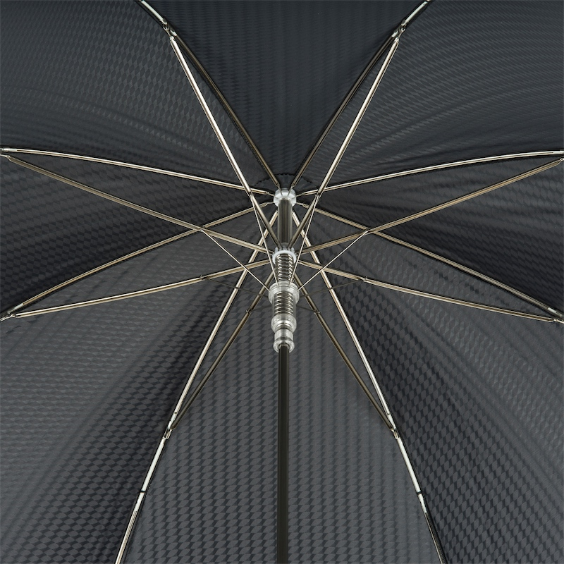 Luxury T-Rex Umbrella – Handmade Italian Brass Handle, Automatic Open Rain Gear