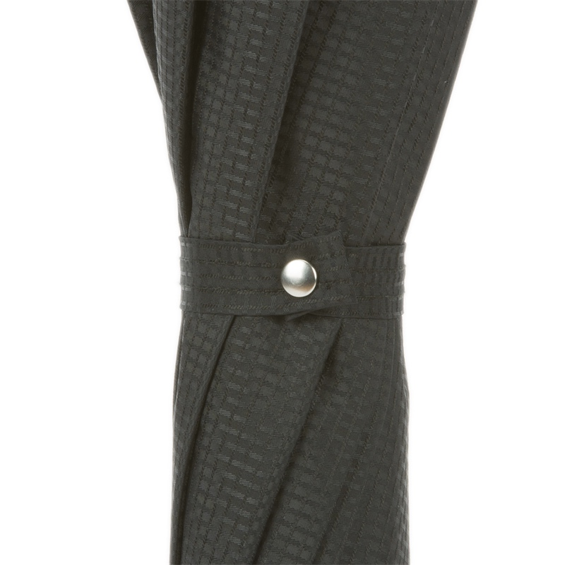 Black Automatic Umbrella - Men's Designer Rain Umbrella with Brass Claw Handle