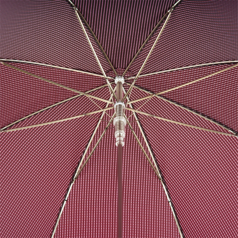 Enameled Bear Umbrella – Handmade Italian Luxury Men's Rain Umbrella with Automatic Opening