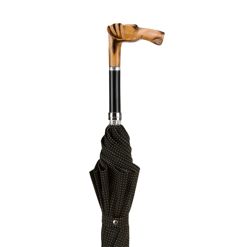 Great Dane Umbrella – Hand Carved Wooden Handle | Italian Handmade Rain Protection