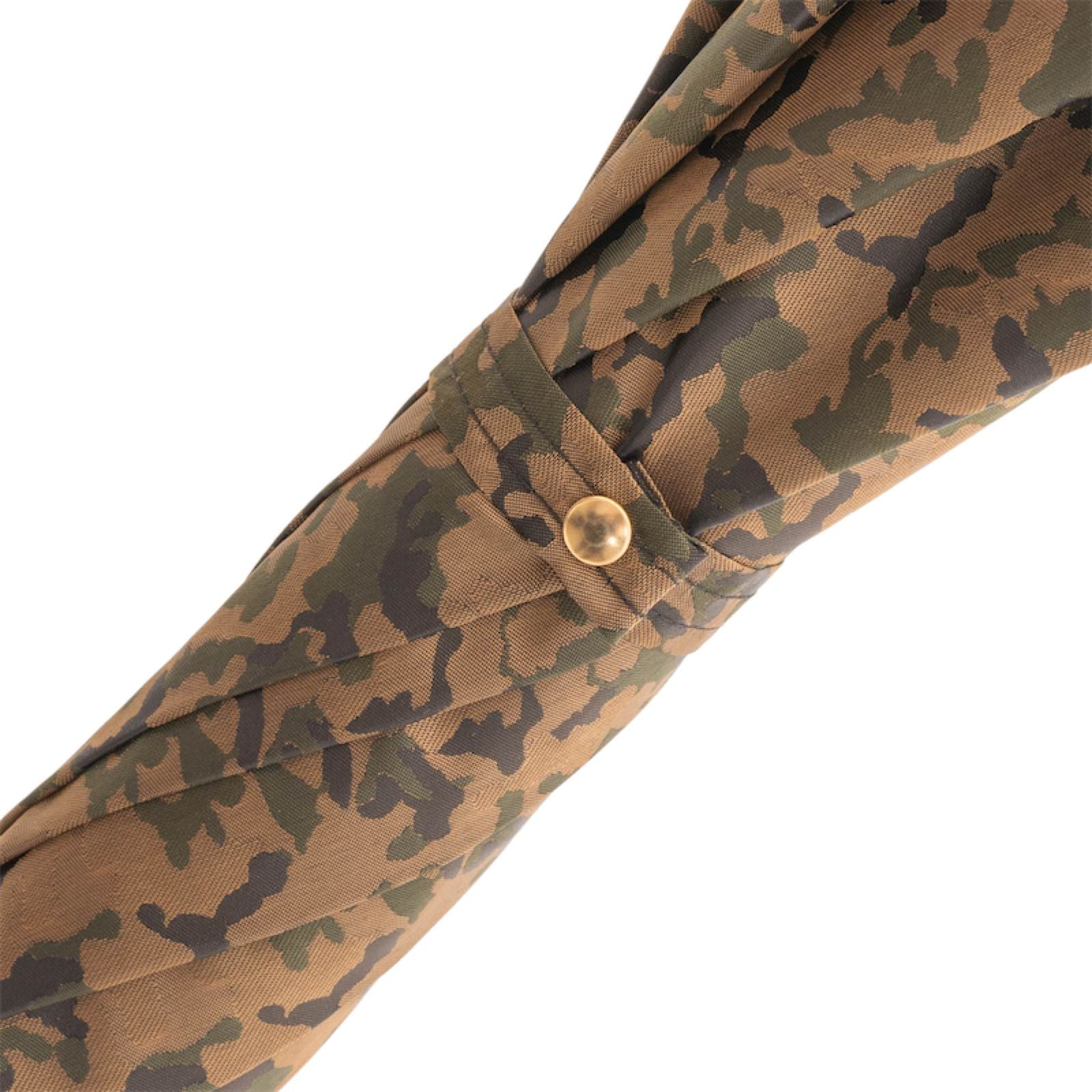 Luxury Wolf Umbrella – Handmade Italian Brass Handle | Automatic Opening Rain Protection