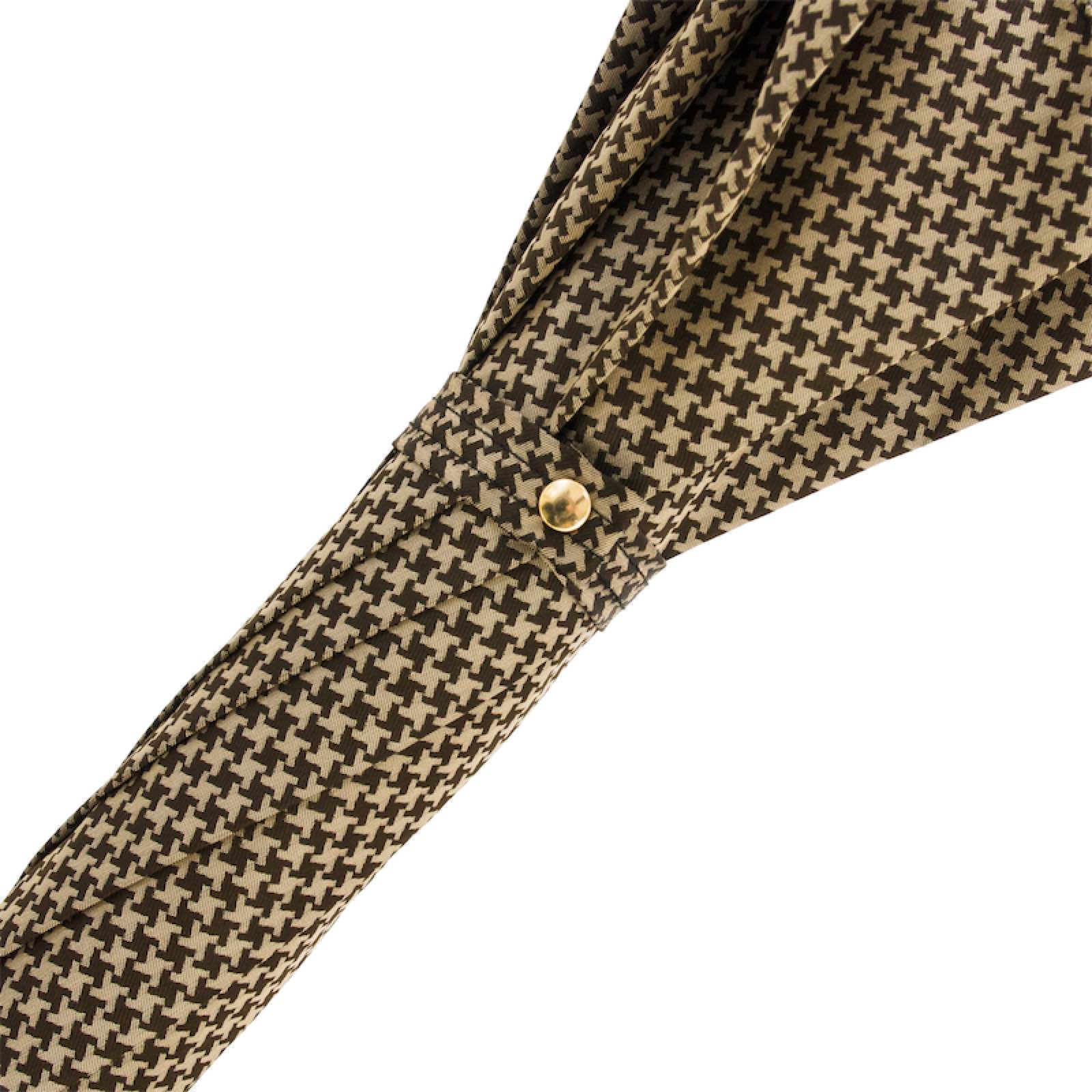 English Bulldog Umbrella – Handmade Italian Luxury Rain Umbrella With Enameled Brass Handle