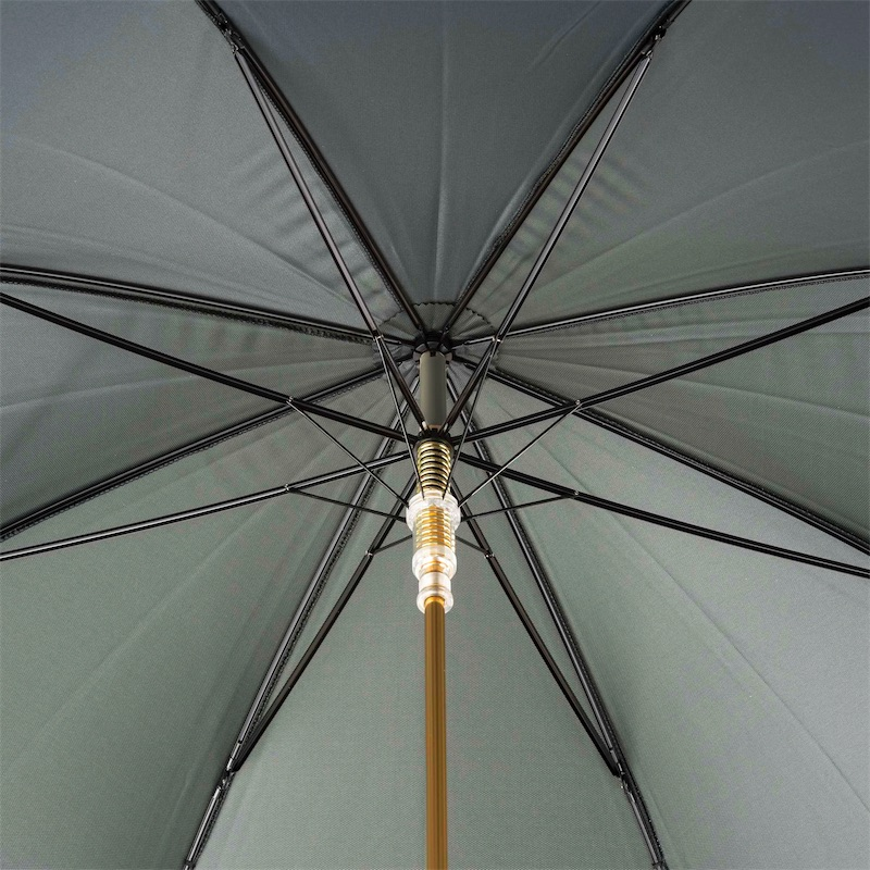 Fox Umbrella – Italian Handmade Rain Umbrella with Enameled Brass Handle & Automatic Opening