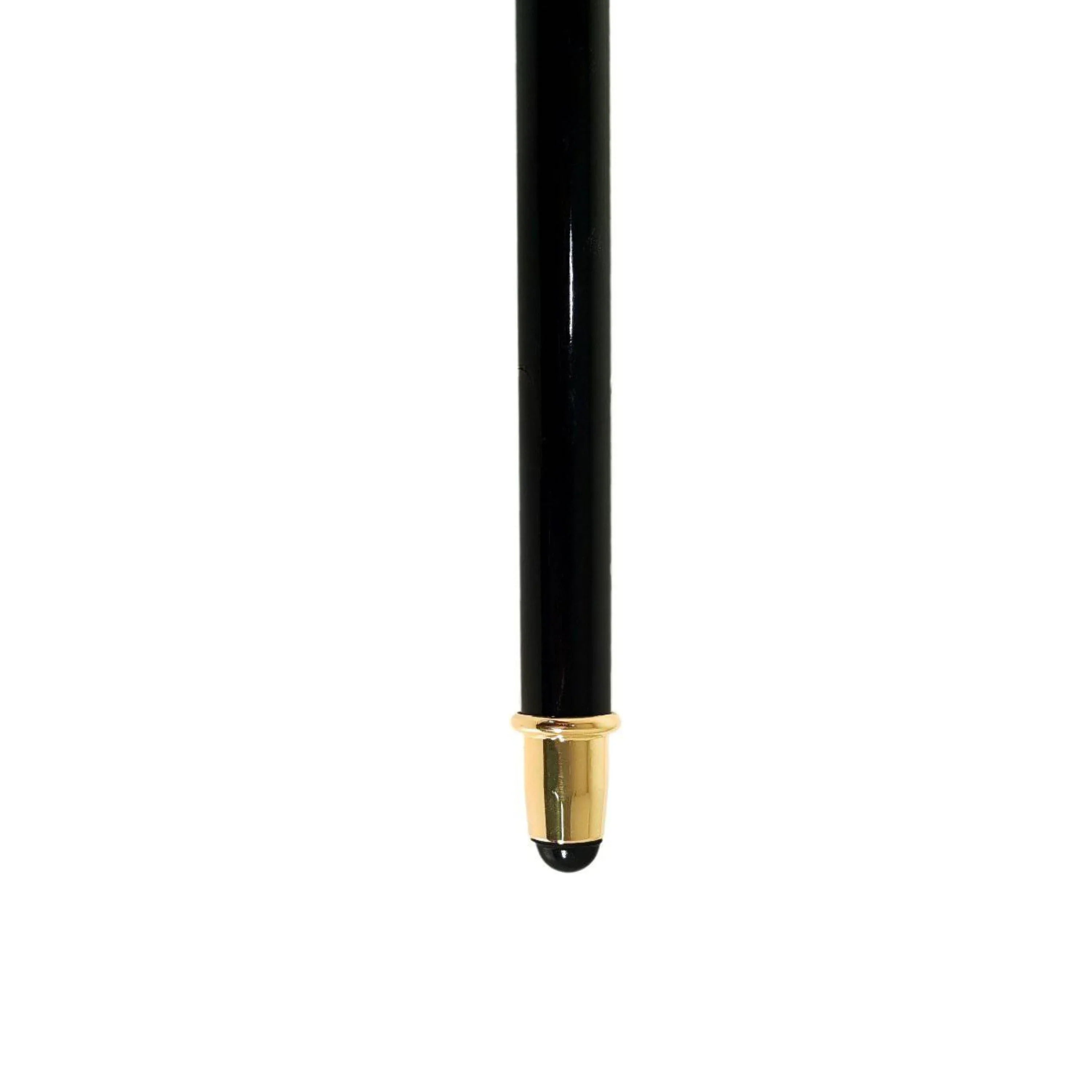 Shark Walking Cane – Limited Edition 24K Gold Plated Luxury Stick With Crystal Handle