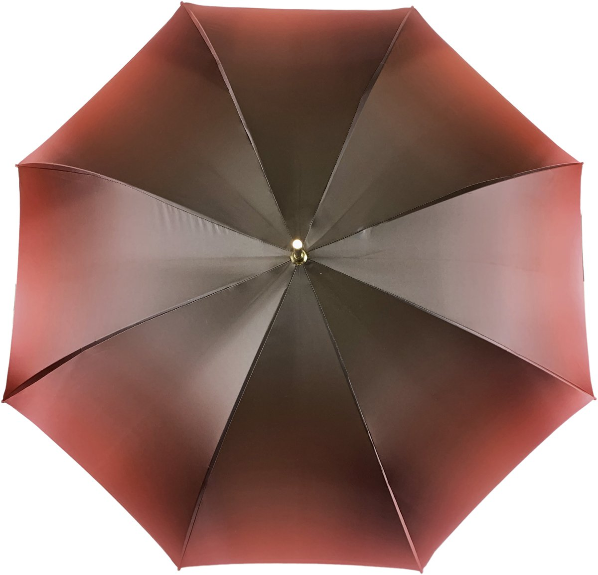 Baroque Print Umbrella – Italian Handmade Luxury Rain Accessory With 24K Gold Handle
