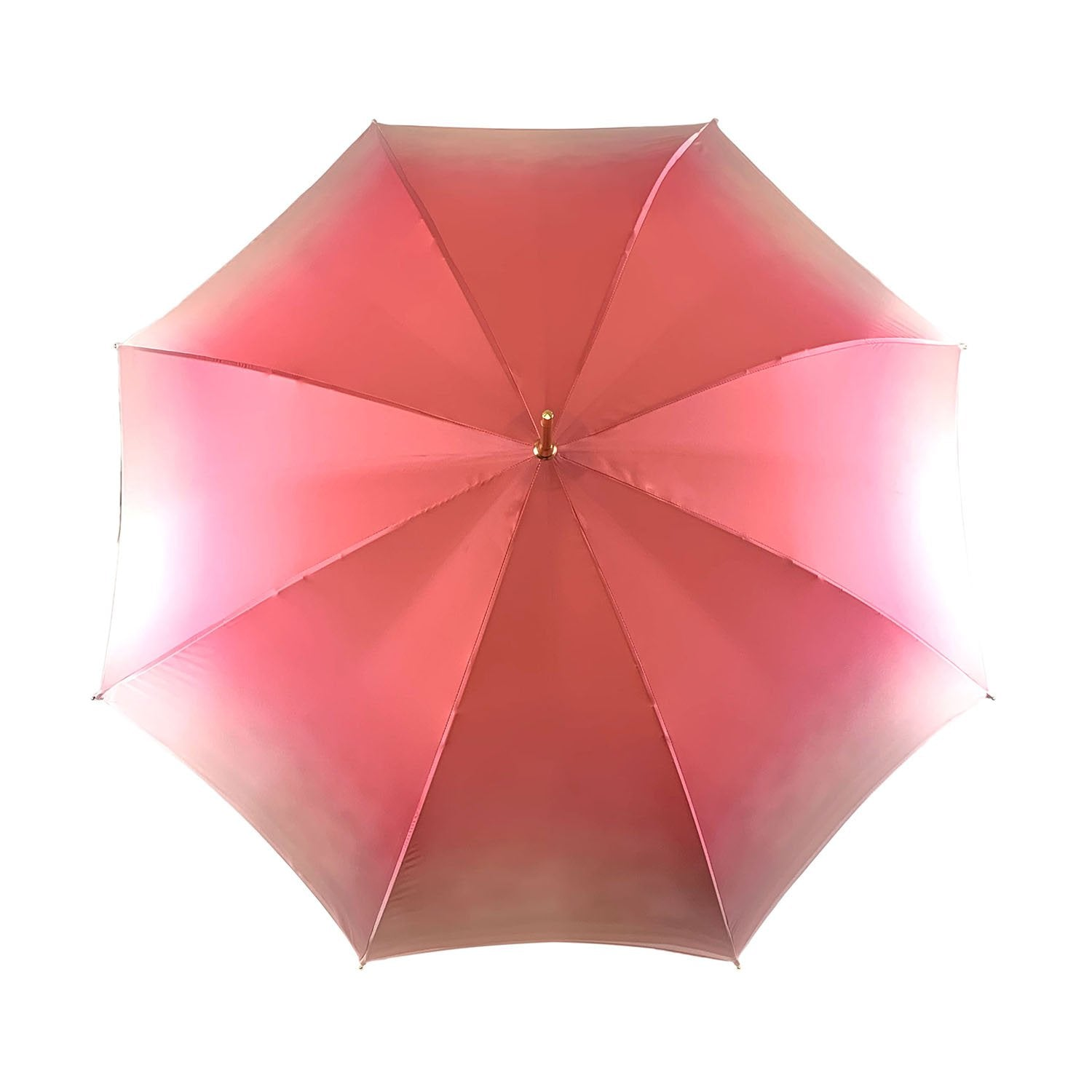 Light Pink Umbrella – Handcrafted Italian Luxury With Swarovski Floral Handle