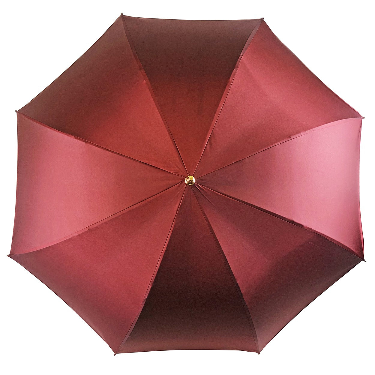 Luxury Burgundy Umbrella – Automatic Open, Swarovski Crystal Handle, Lace Interior