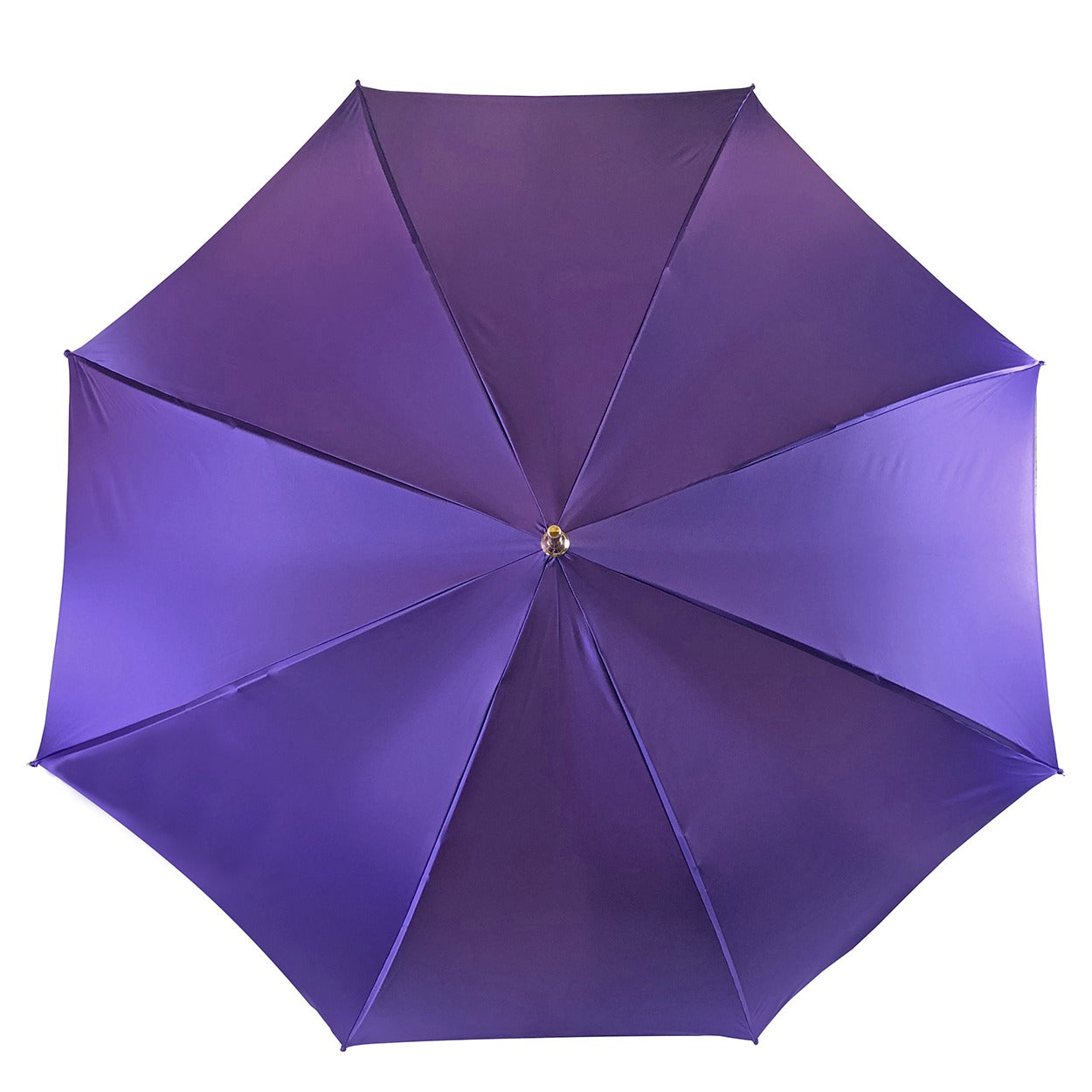 Handmade Italian Umbrella – Purple Satin Butterfly Design with Swarovski Crystal Handle