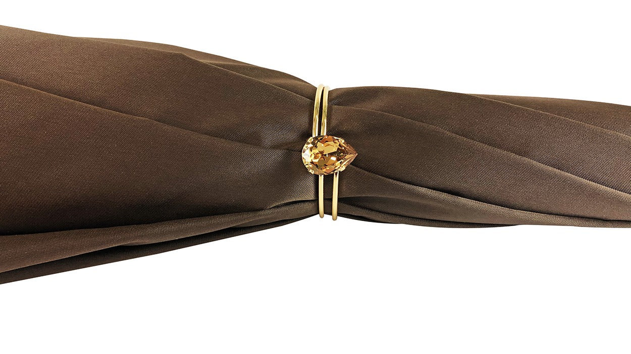 Luxury Leopard Umbrella – Handmade Swarovski Crystal Handle, Satin Canopy