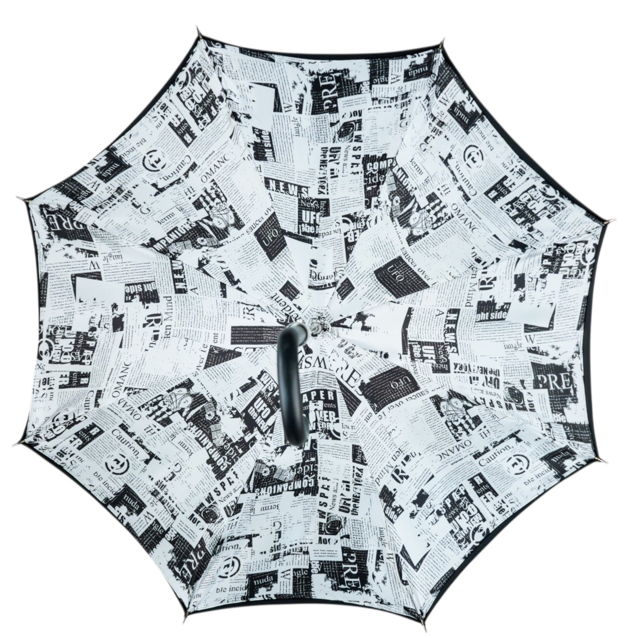 Luxury Italian Umbrella – Handmade Wind Resistant Rain Umbrella With Leather Handle