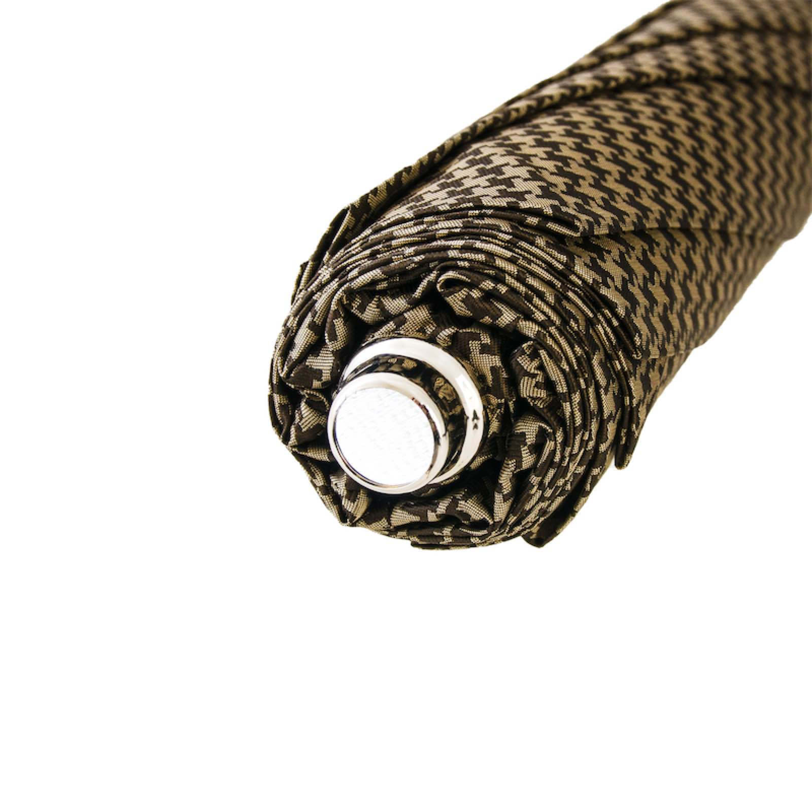 Men's Folding Umbrella – Automatic Folding Rain Umbrella with Chestnut Wood Handle