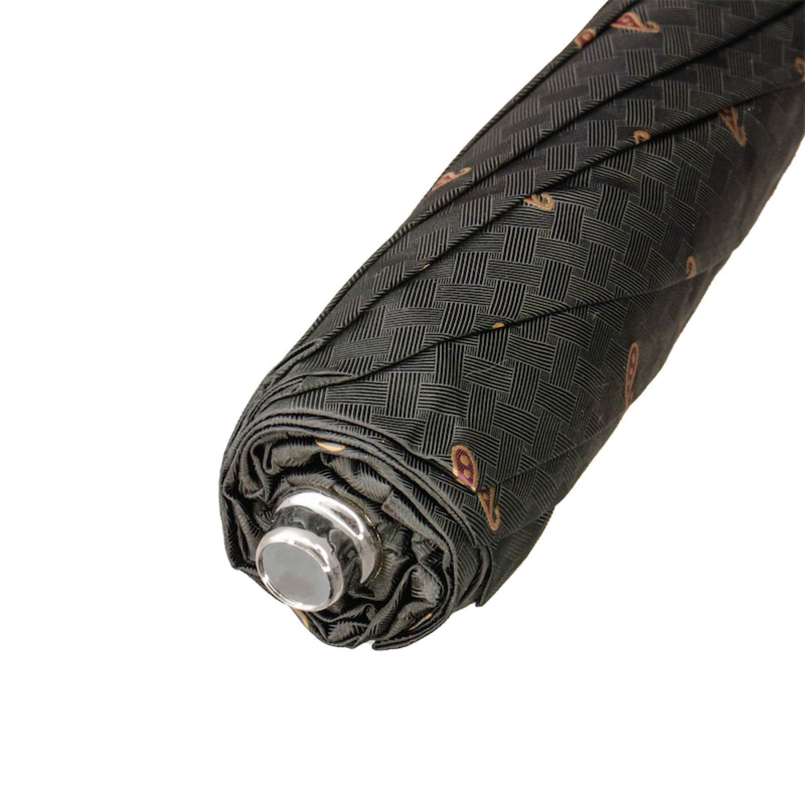 Telescopic Umbrella - Automatic Open Folding Umbrella with Whangee Handle